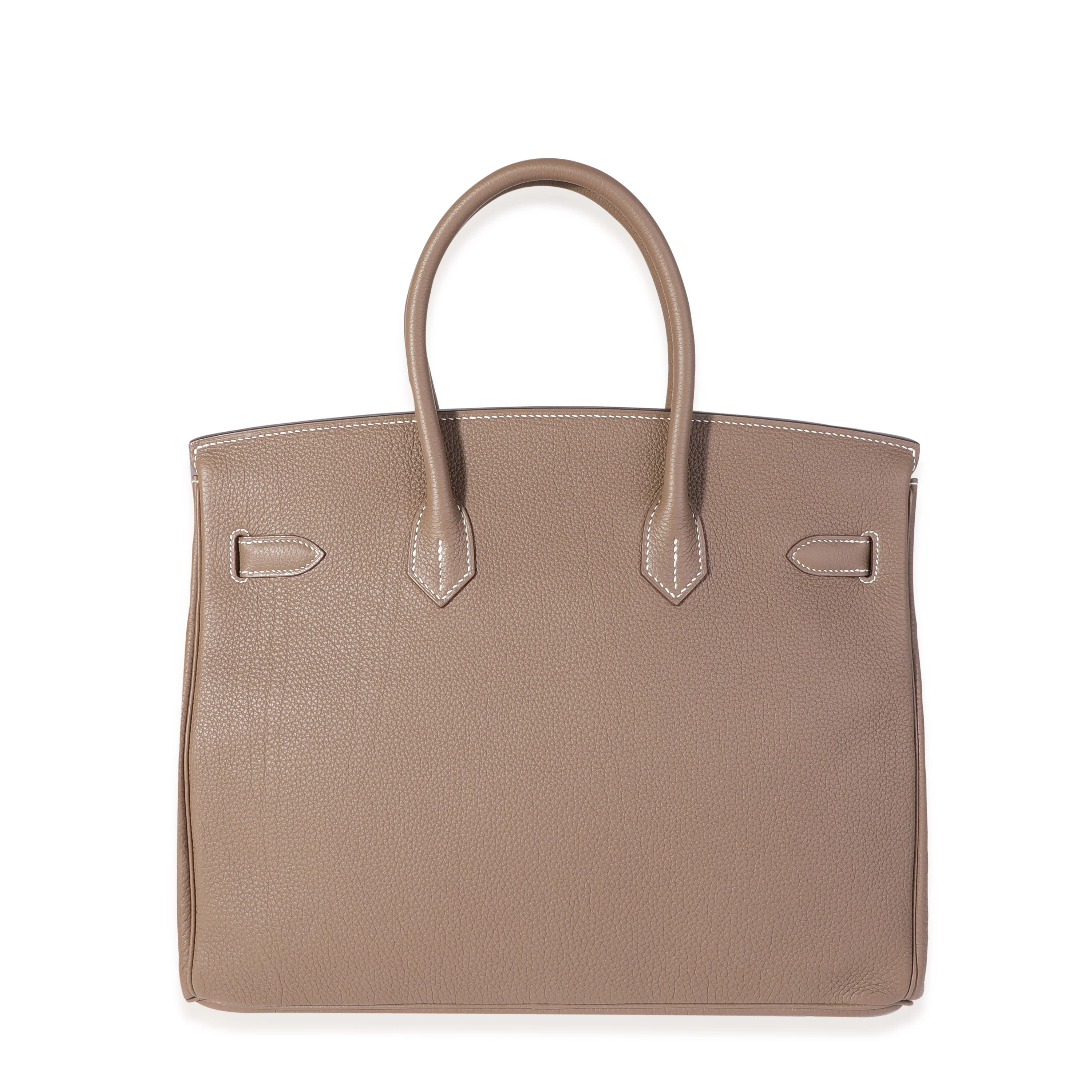 Hermès Etoupe Togo Birkin 35 PHW - Image 3