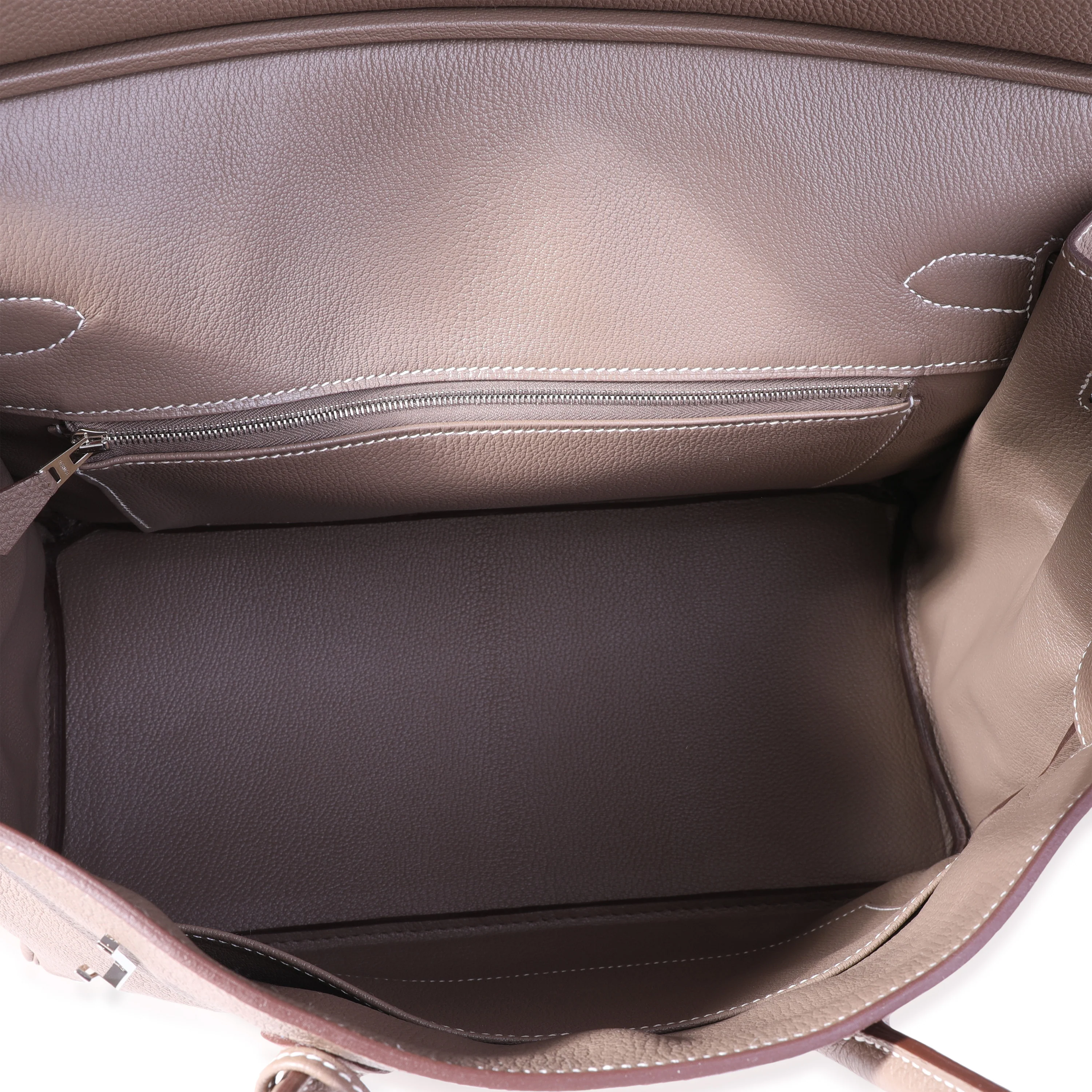 Hermès Etoupe Togo Birkin 35 PHW - Image 4
