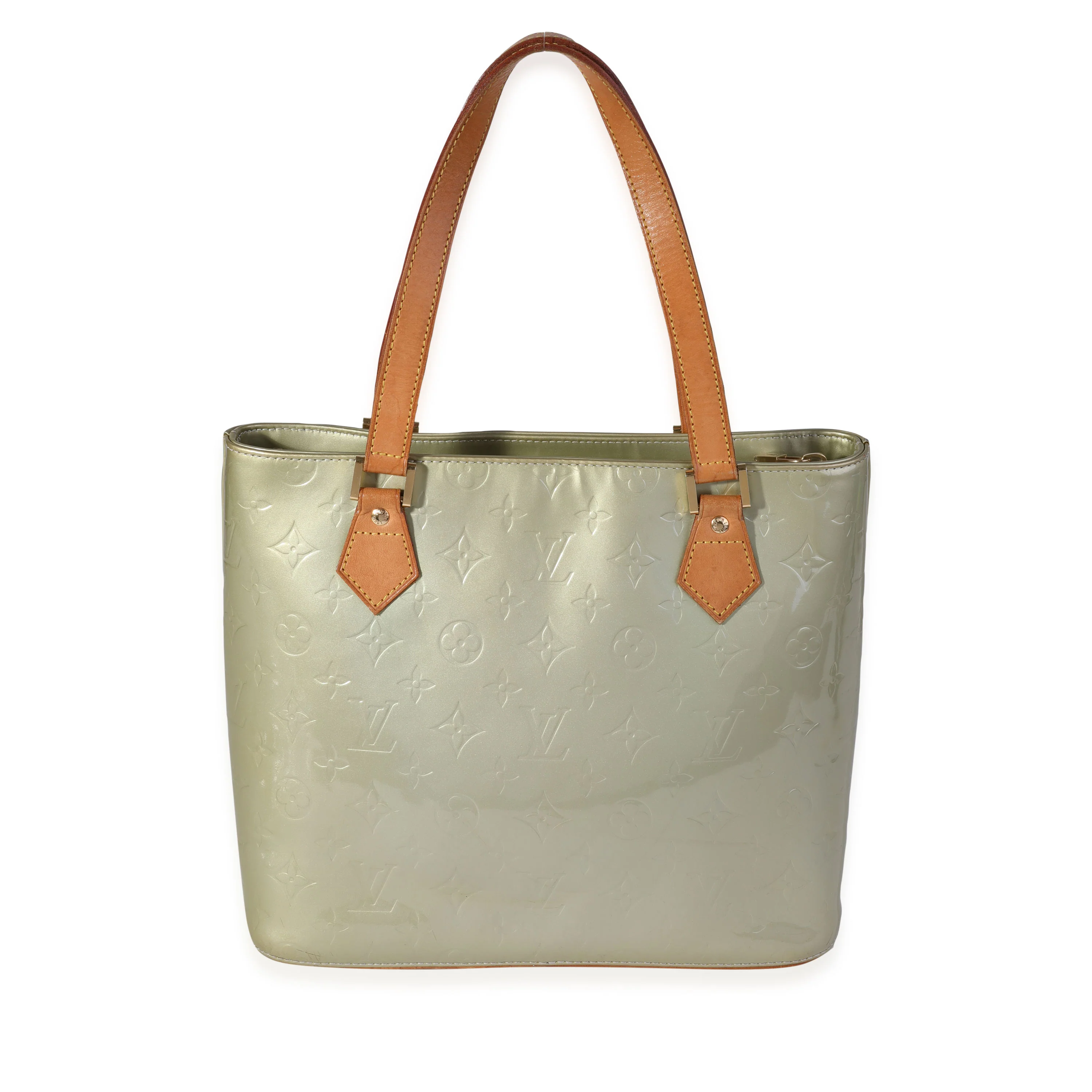 Louis Vuitton Silver Monogram Vernis Houston Tote - Image 3