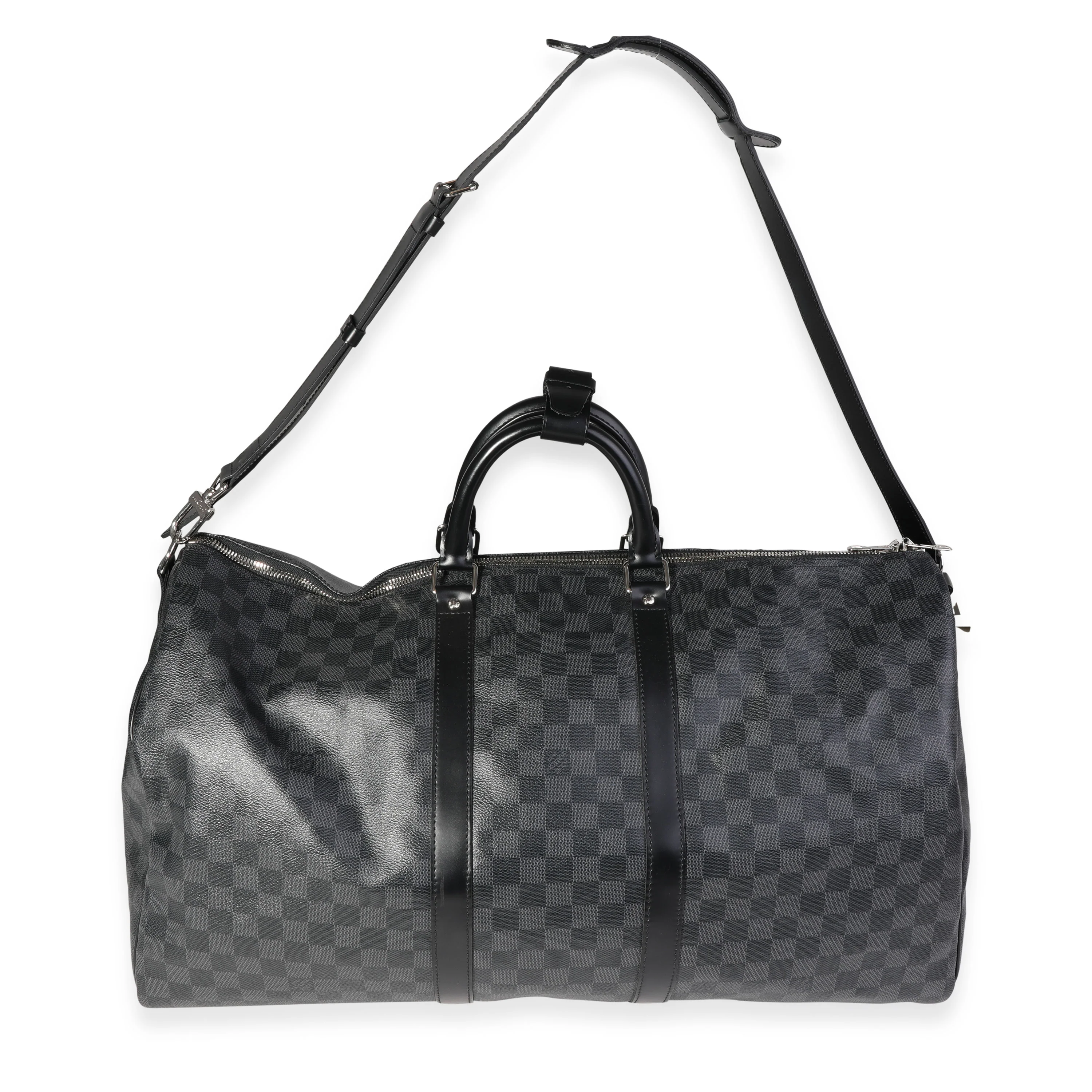 Louis Vuitton Damier Graphite Keepall Bandoulière 55 - Image 4