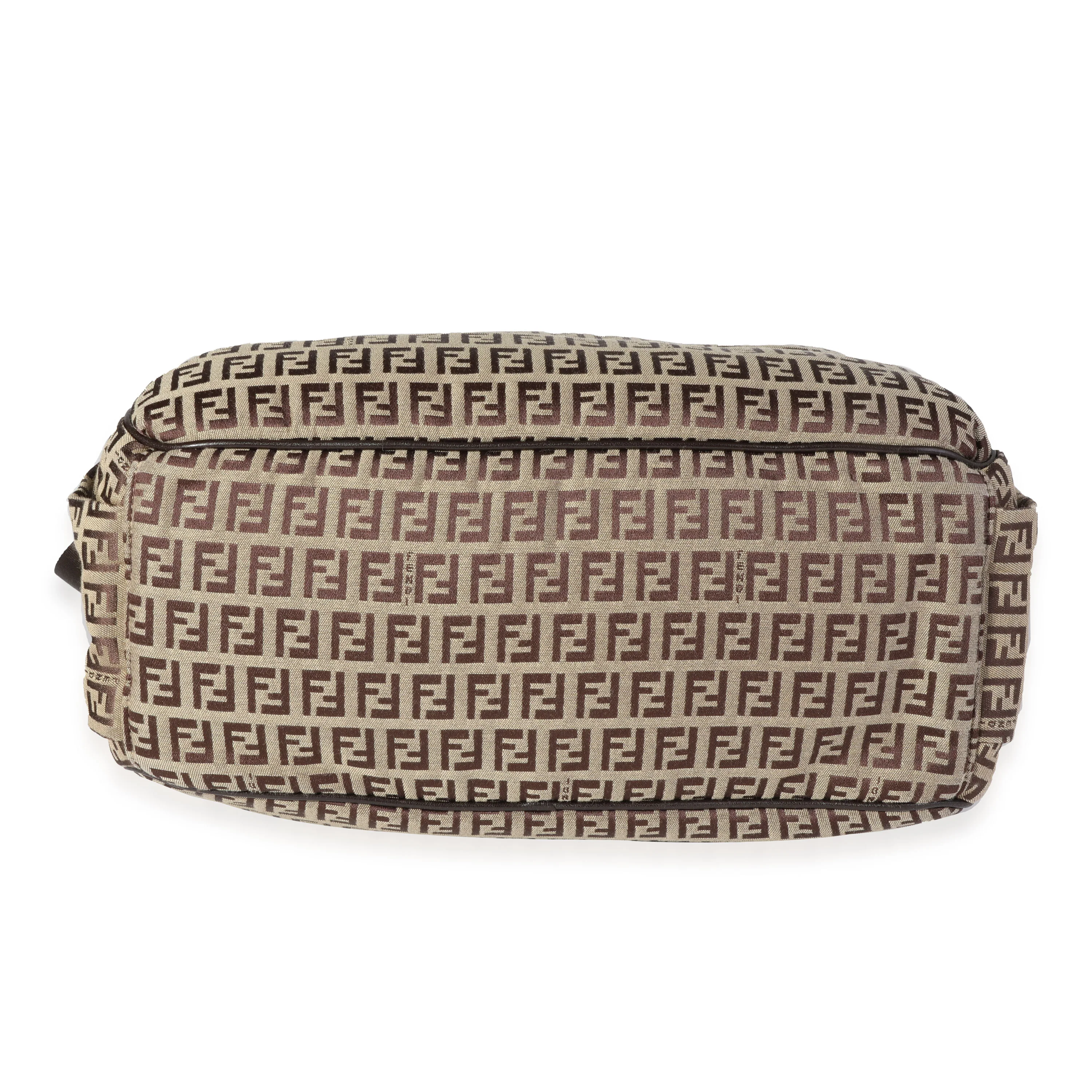 Fendi Brown Zucchino Canvas Baby Bag with Changing Pad - Image 5