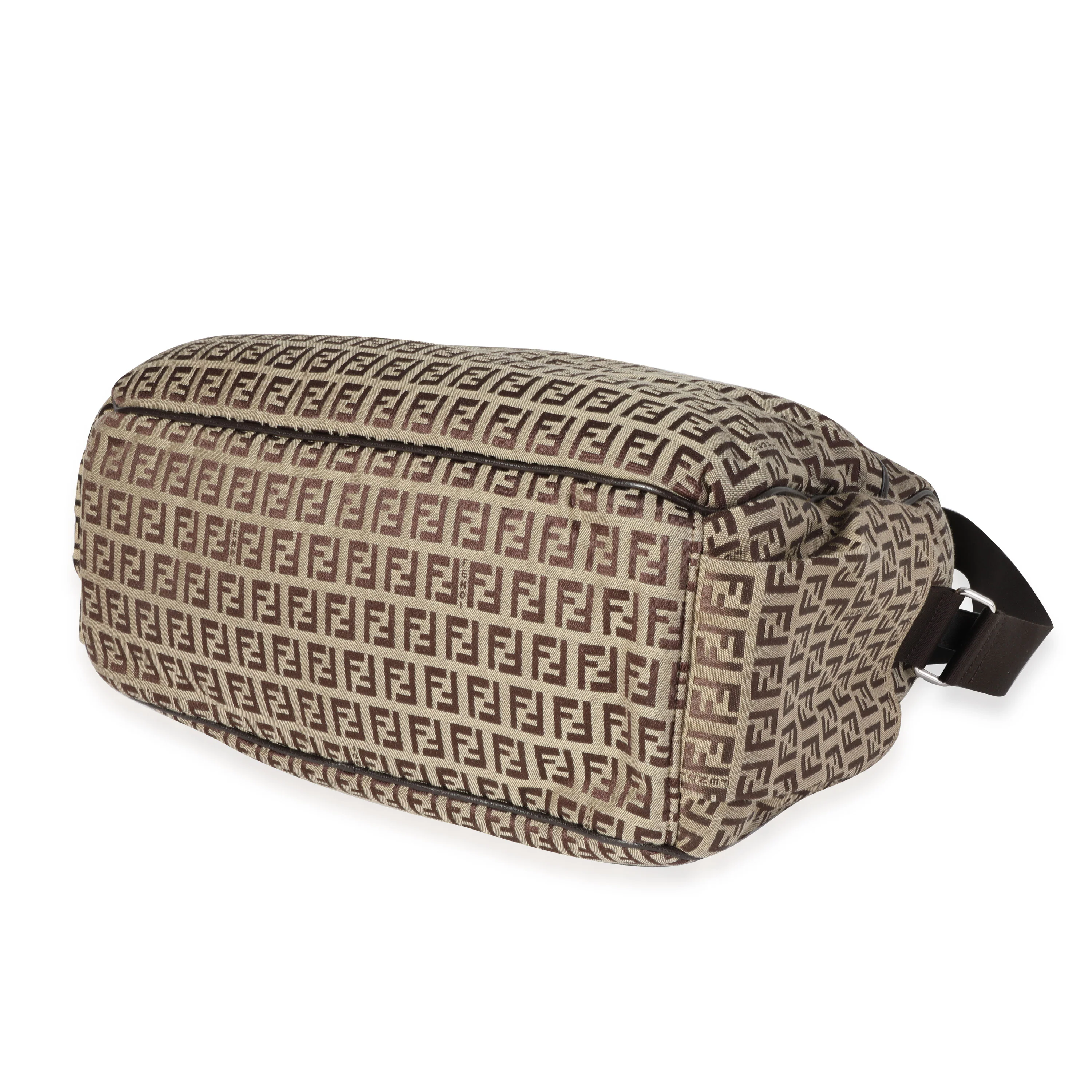 Fendi Brown Zucchino Canvas Baby Bag with Changing Pad - Image 7