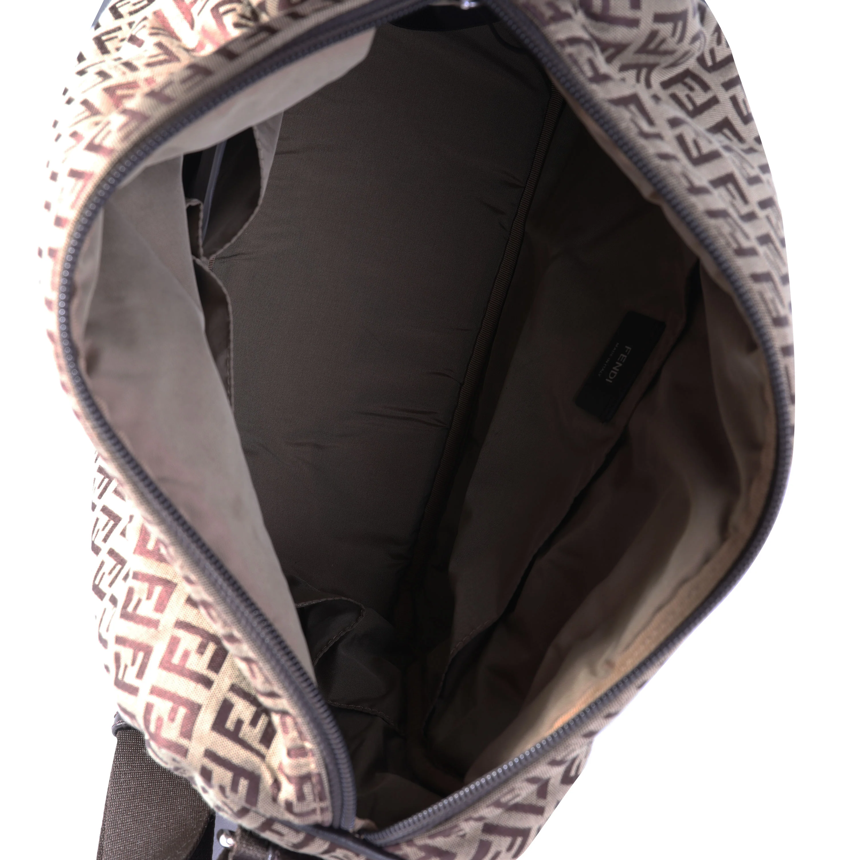 Fendi Brown Zucchino Canvas Baby Bag with Changing Pad - Image 8