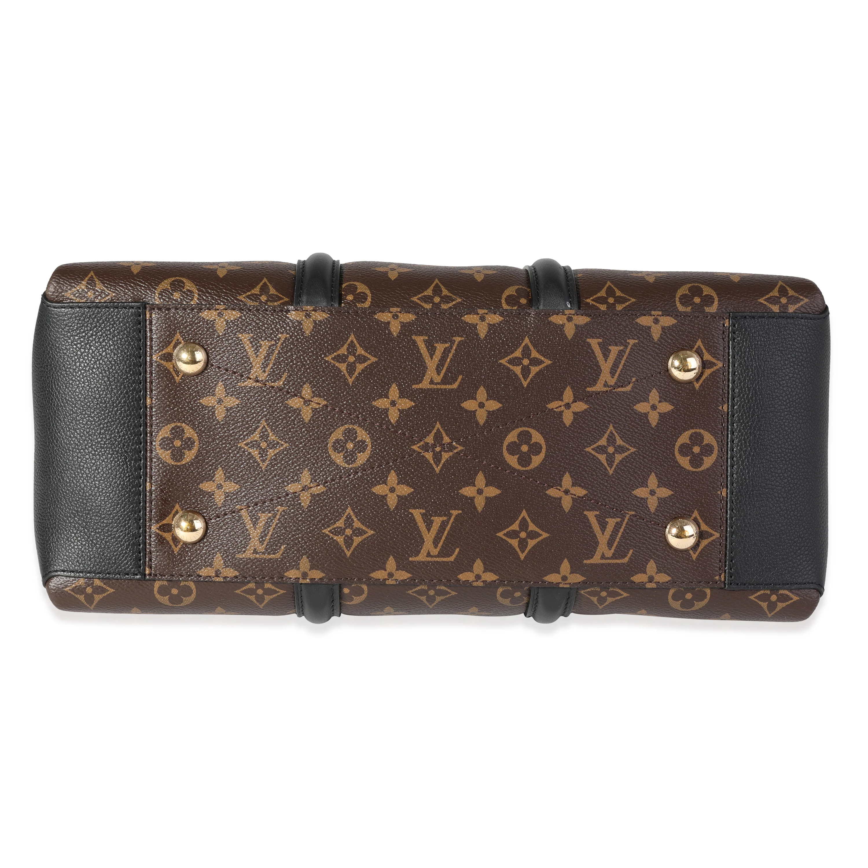 Louis Vuitton Monogram Canvas & Black Leather Soufflot MM - Image 5