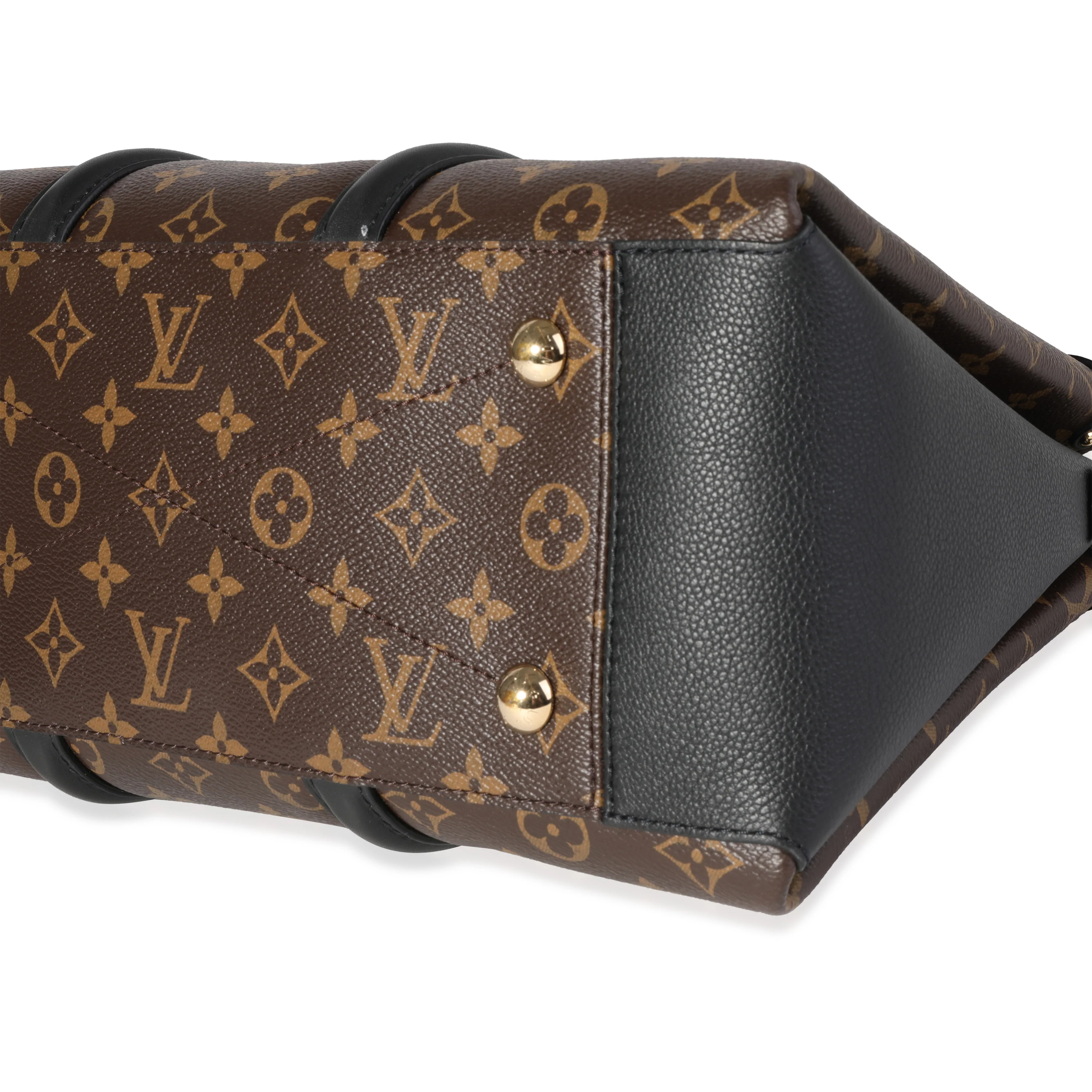 Louis Vuitton Monogram Canvas & Black Leather Soufflot MM - Image 6