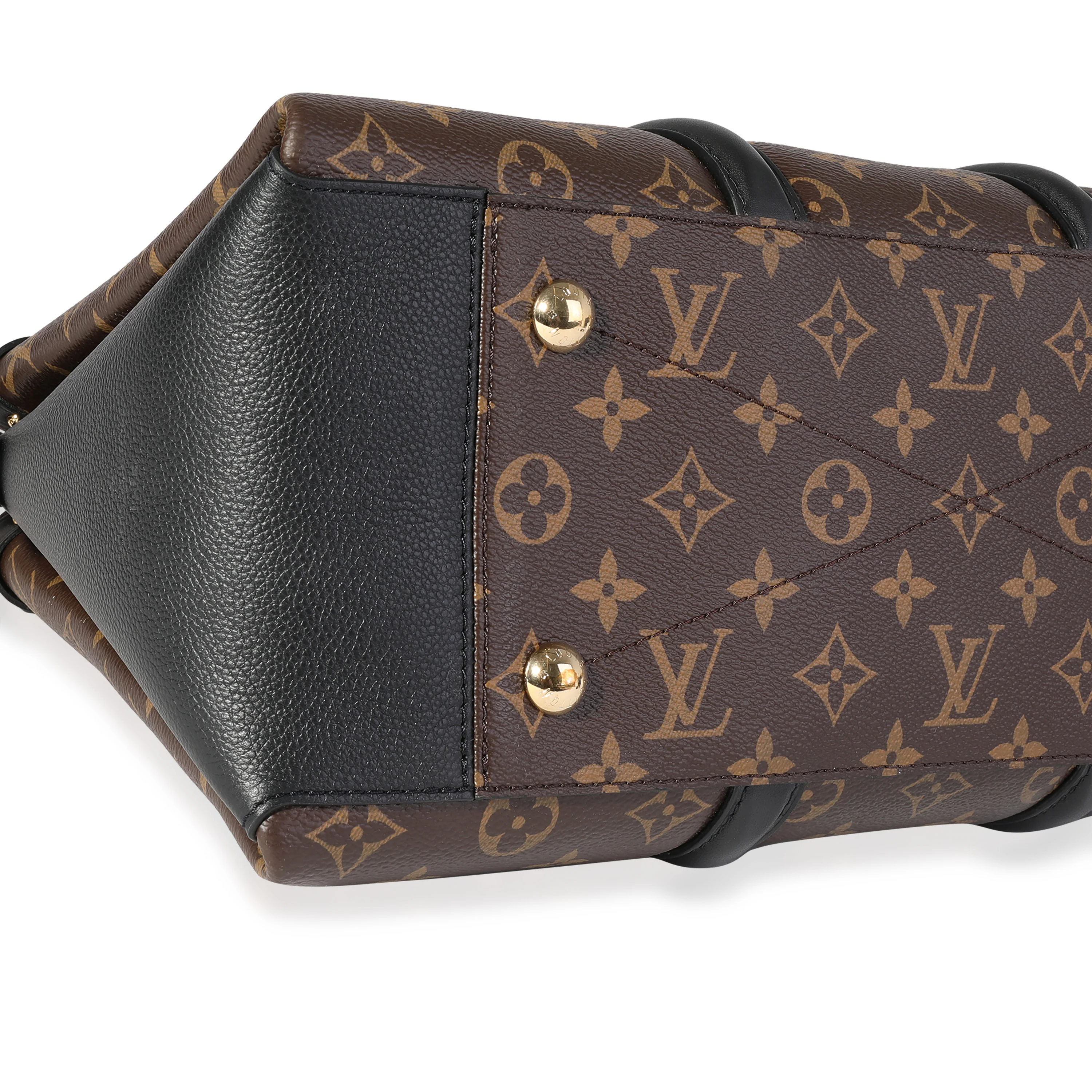 Louis Vuitton Monogram Canvas & Black Leather Soufflot MM - Image 7