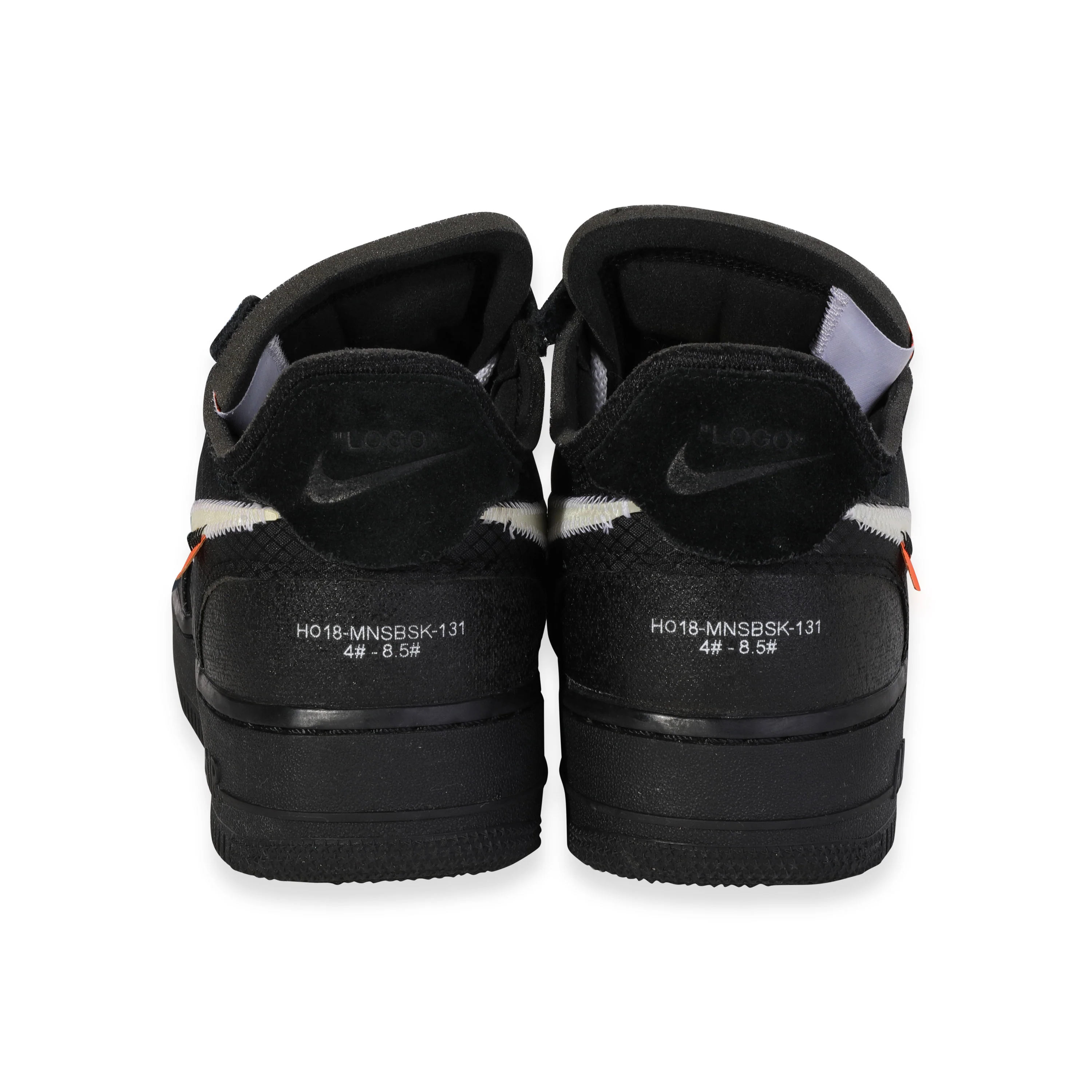 Nike -  Off-White x Air Force 1 Low Black (7.5 US) - Image 4