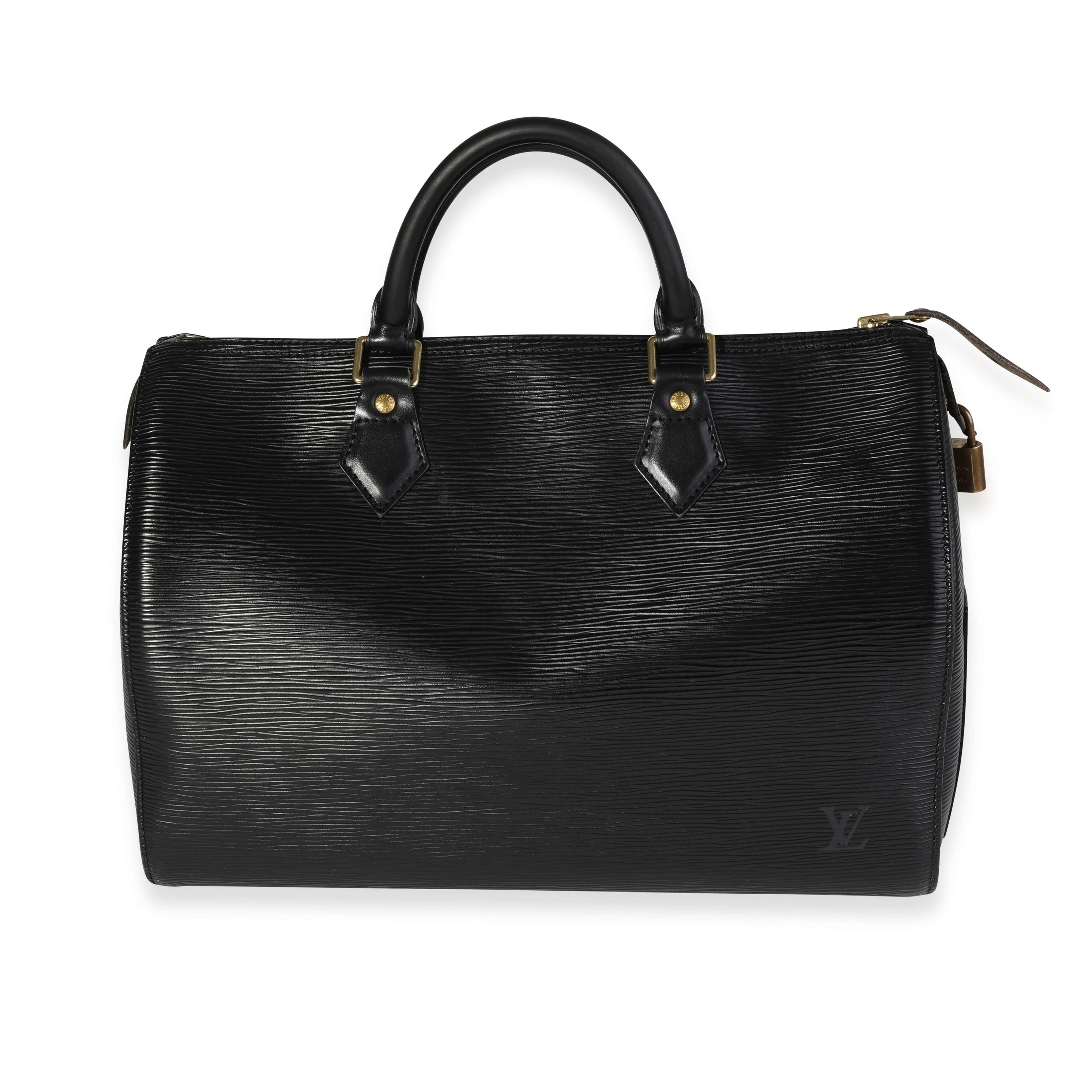 Louis Vuitton Black Epi Leather Speedy 30 - Image 3