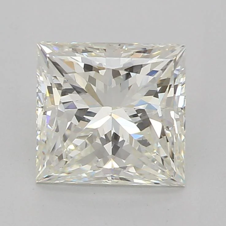 Certified 1.35 Ct Princess cut J VS2 Loose Diamond
