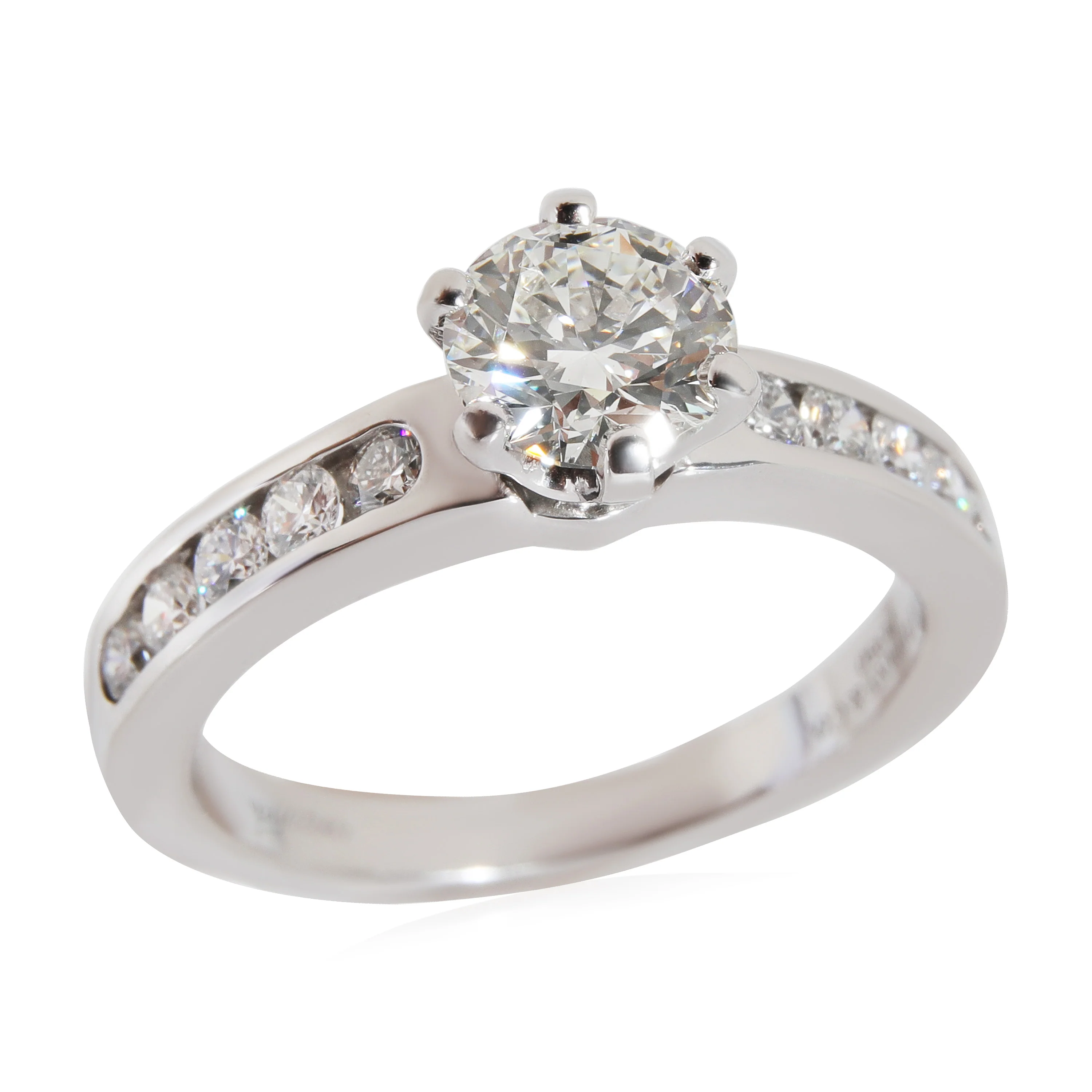 Tiffany & Co. Diamond Engagement Ring in Platinum 0.81 CTW - Image 6