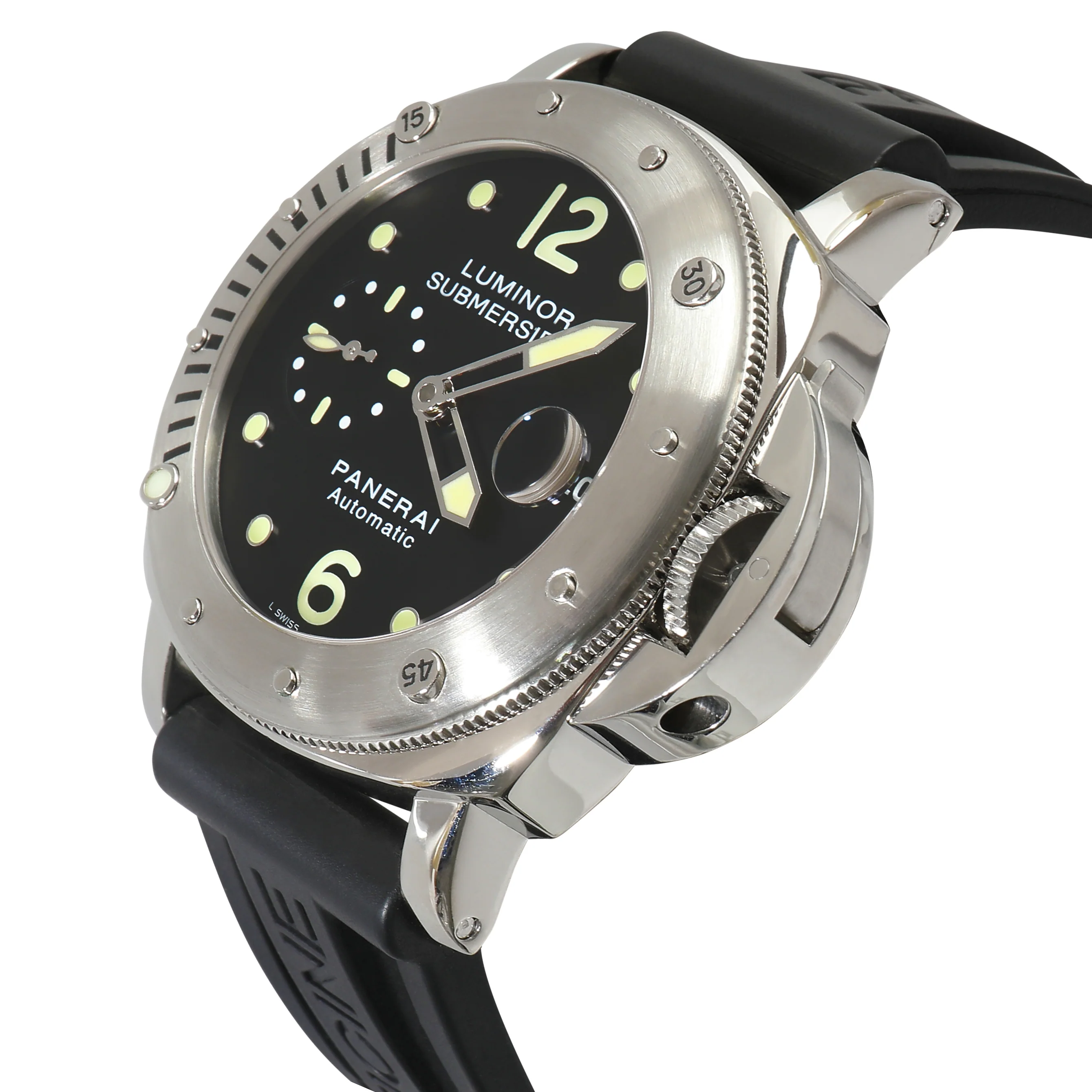 Luminor Submersible PAM00024 Mens Watch in Stainless Steel - Image 3
