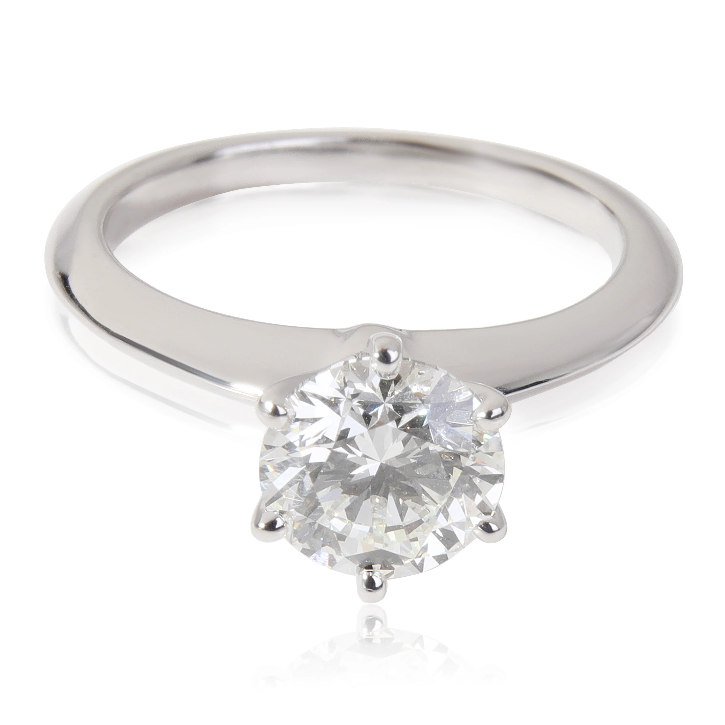 Tiffany & Co. Diamond Solitaire Engagement Ring in Platinum (1.20 ct I/VVS2)