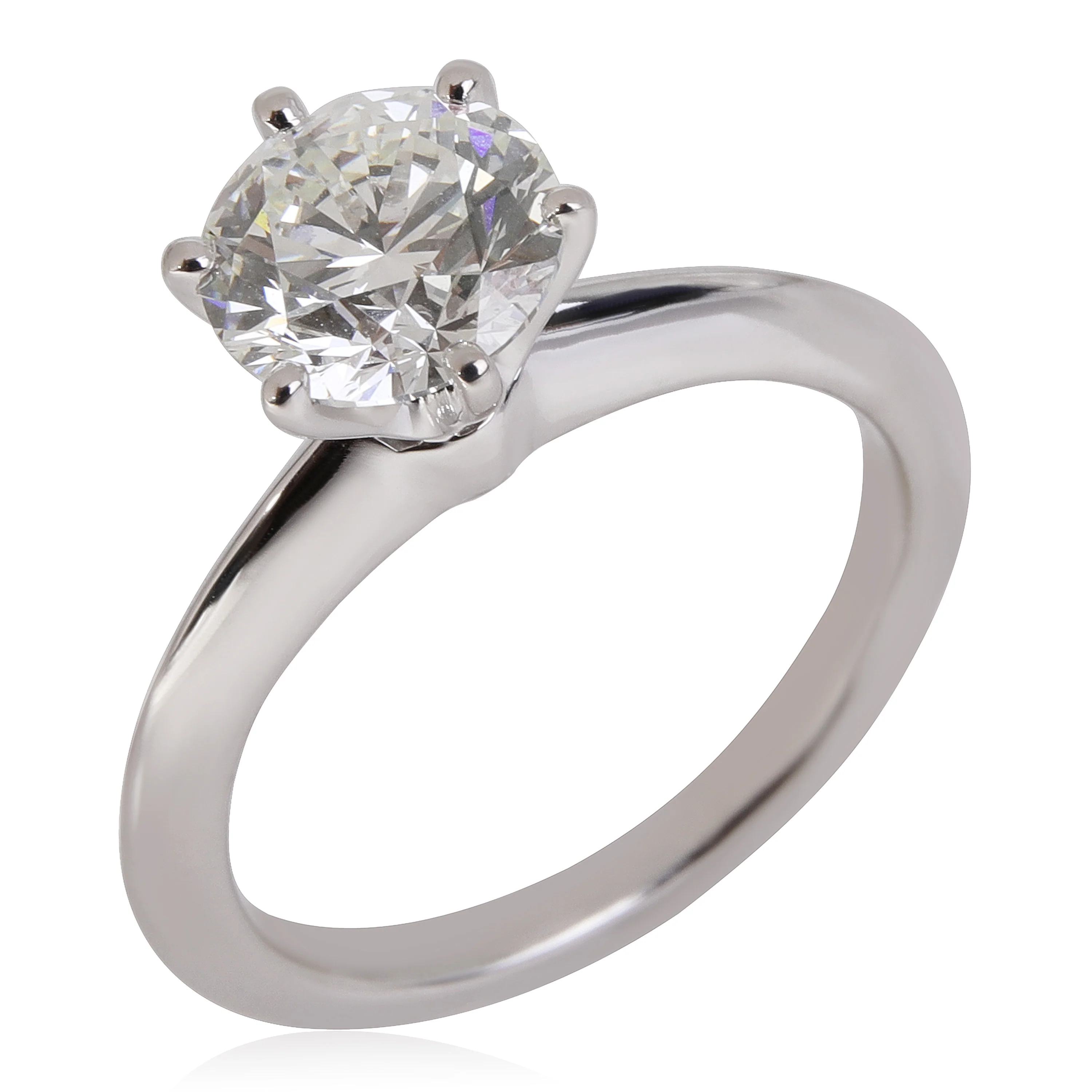 Tiffany & Co. Diamond Solitaire Engagement Ring in Platinum (1.20 ct I/VVS2) - Image 5