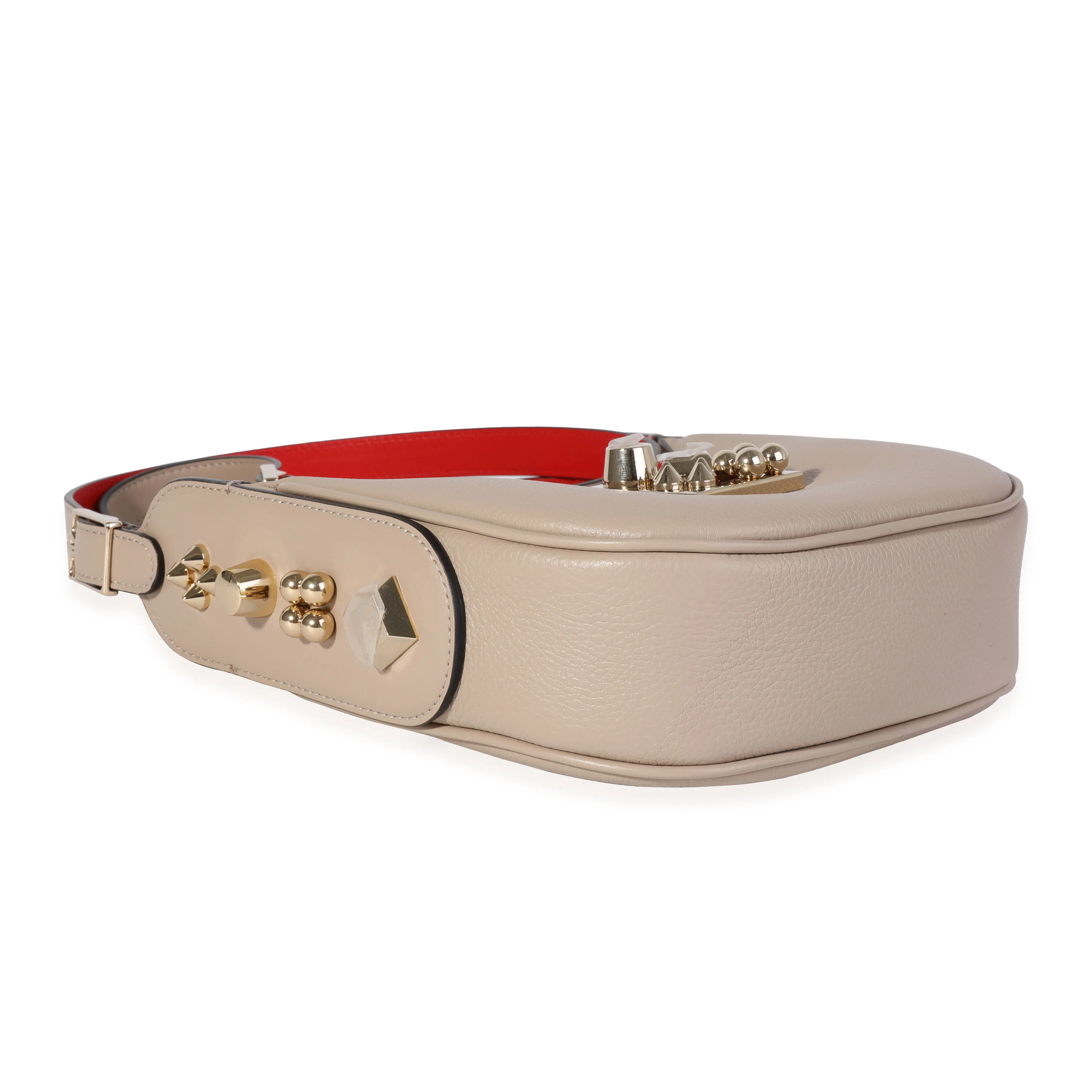 Christian Louboutin Fève Grained Calfskin Carasky Mini Bag - Image 6