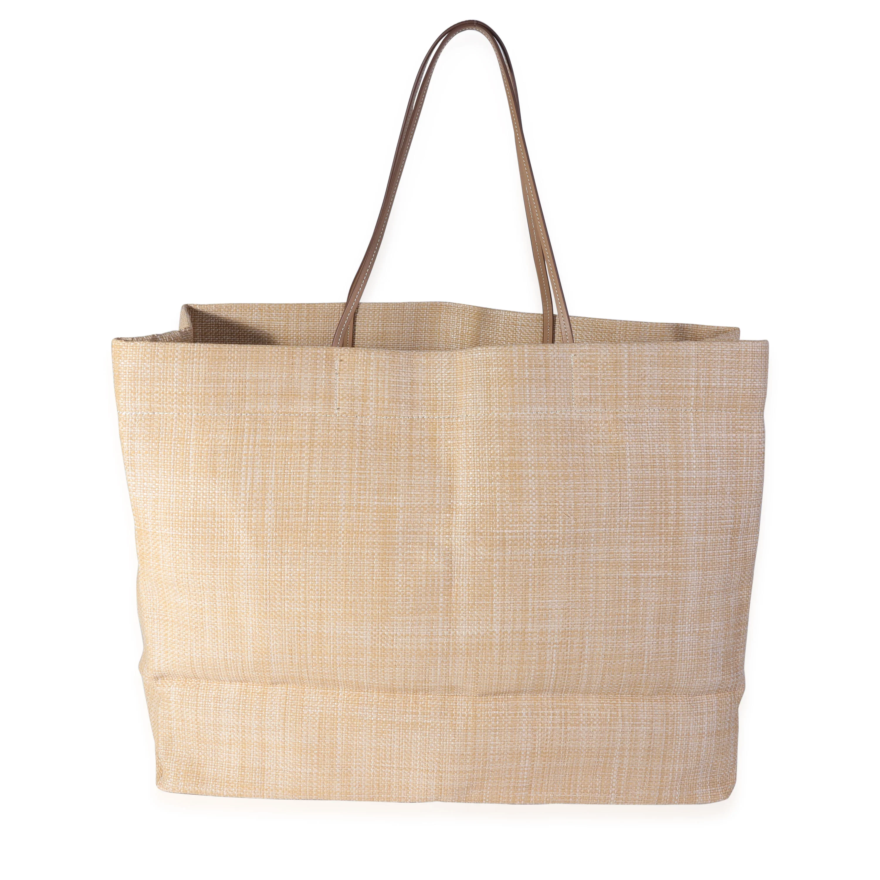 Prada Natural Raffia Paglia Tote - Image 3