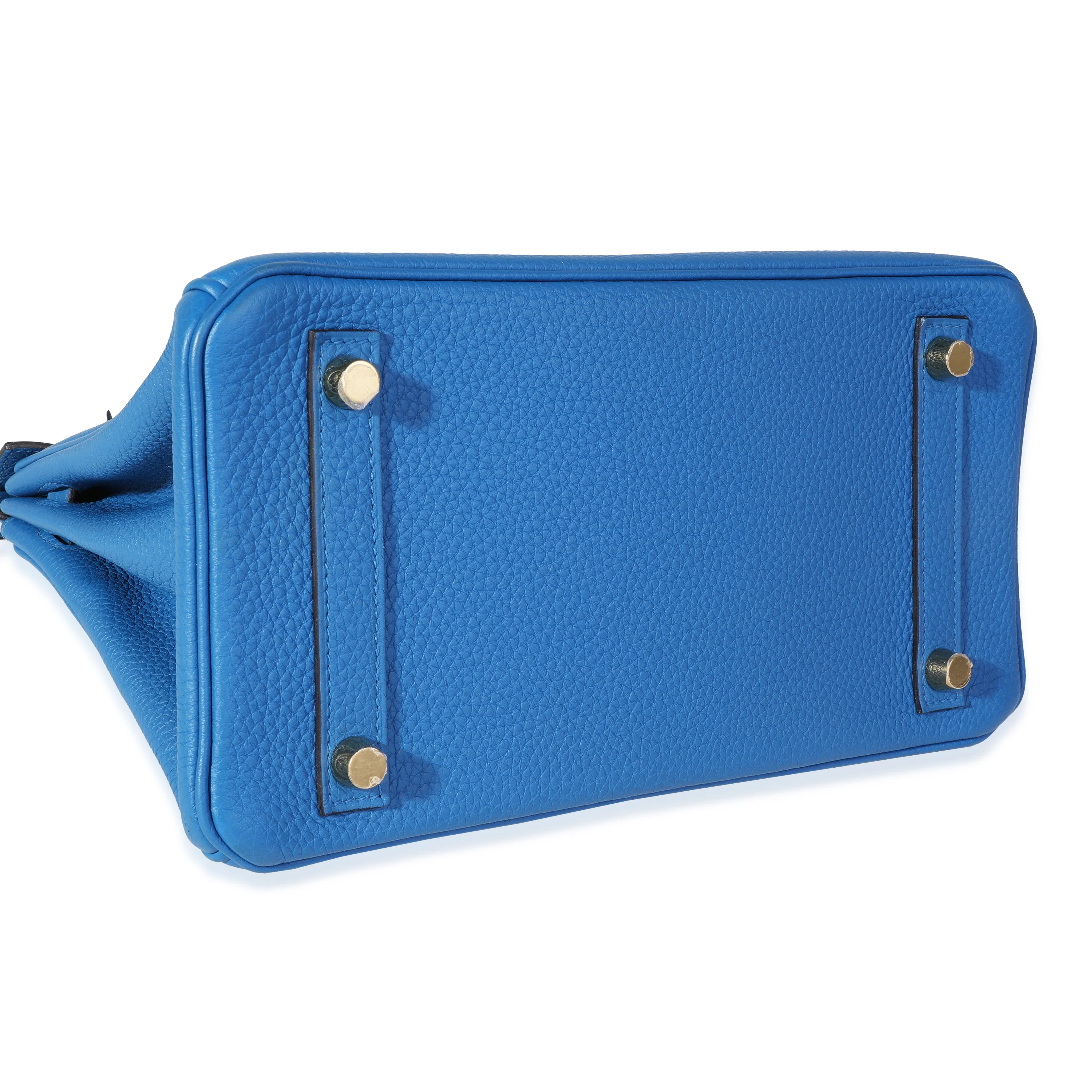 Bleu Hydra Clemence Birkin 25 GHW - Image 6