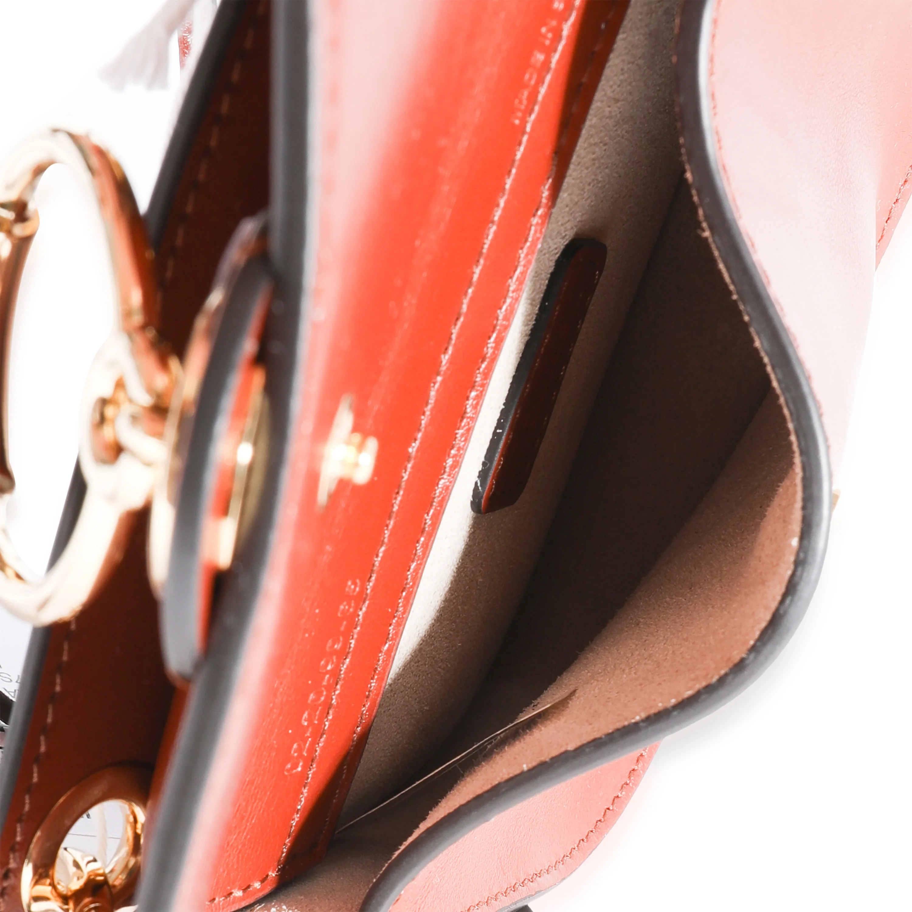 Chloe Sepia Brown Leather The Mini Flat Pouch - Image 3