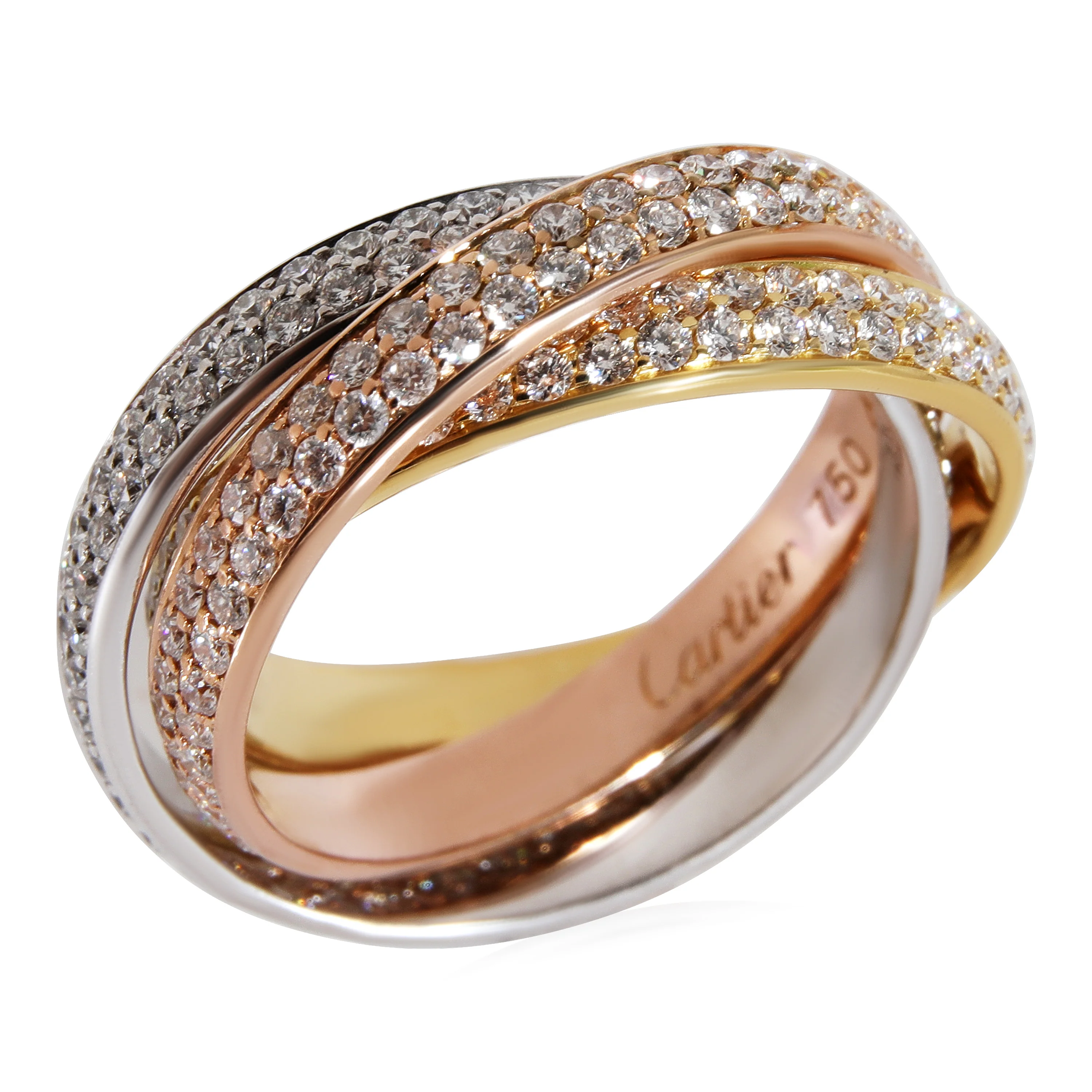 Trinity Ring, Small Model, Diamonds - Image 5