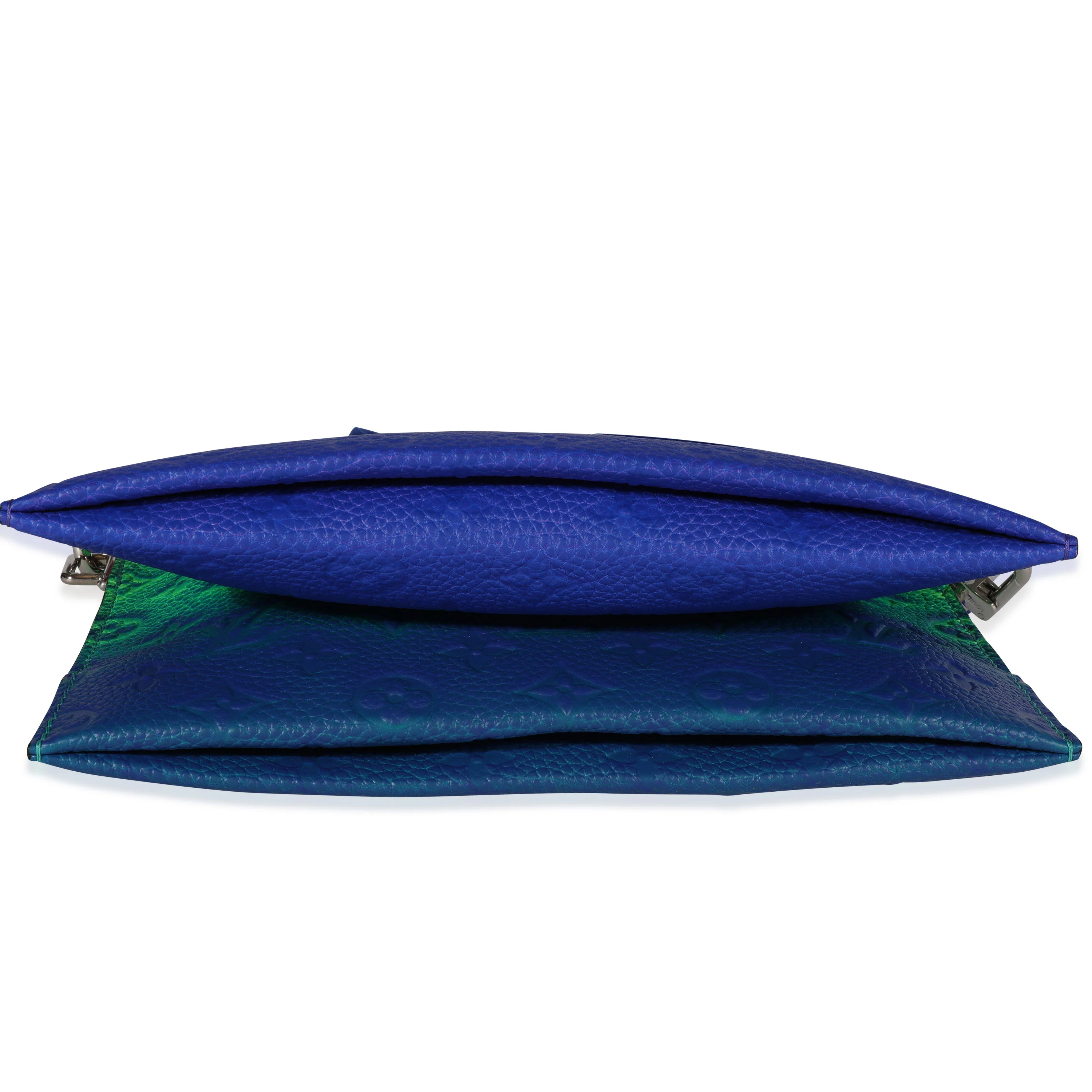 Louis Vuitton x Virgil Abloh Multicolor Monogram Taurillon Illusion Trio Pouch - Image 5