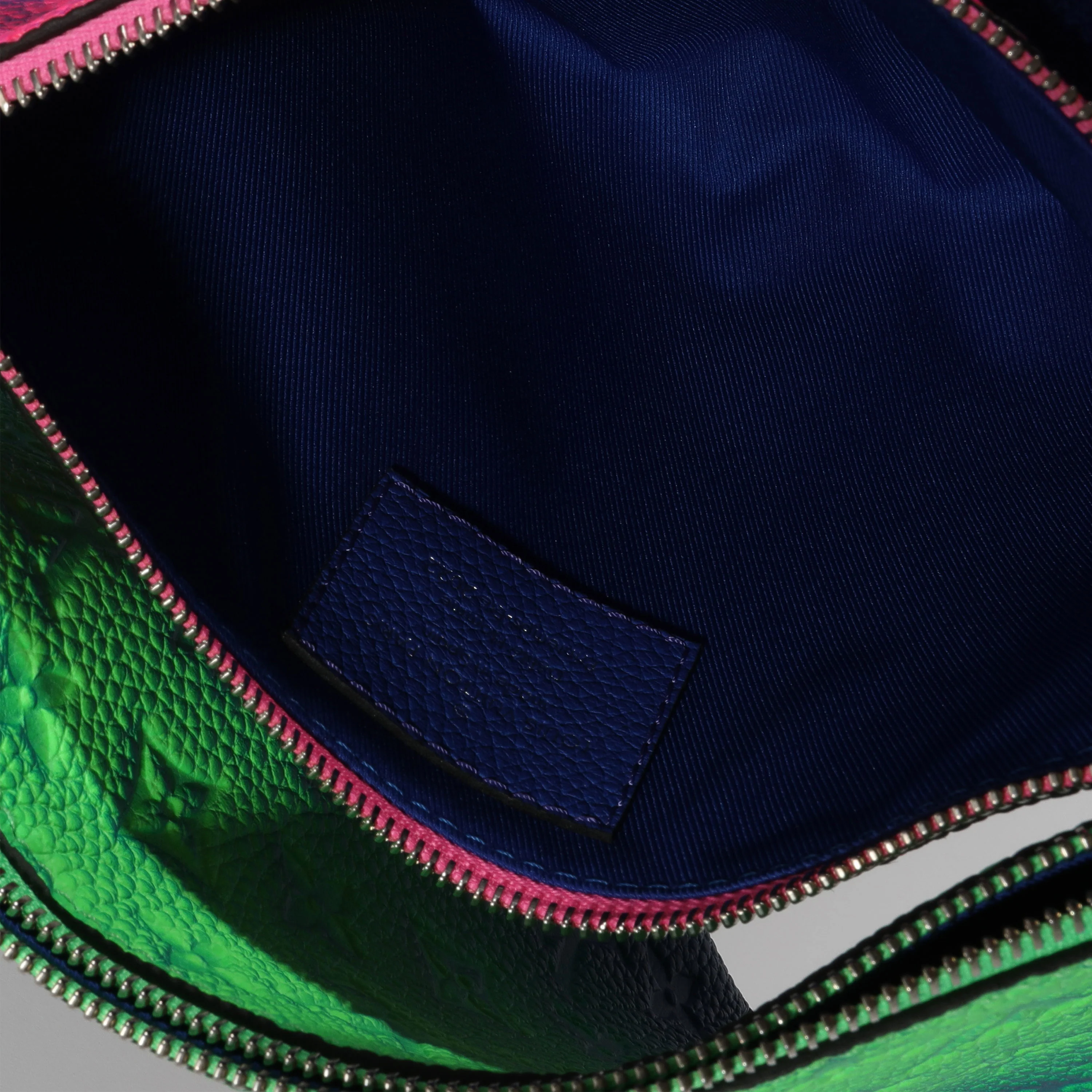 Louis Vuitton x Virgil Abloh Multicolor Monogram Taurillon Illusion Trio Pouch - Image 8