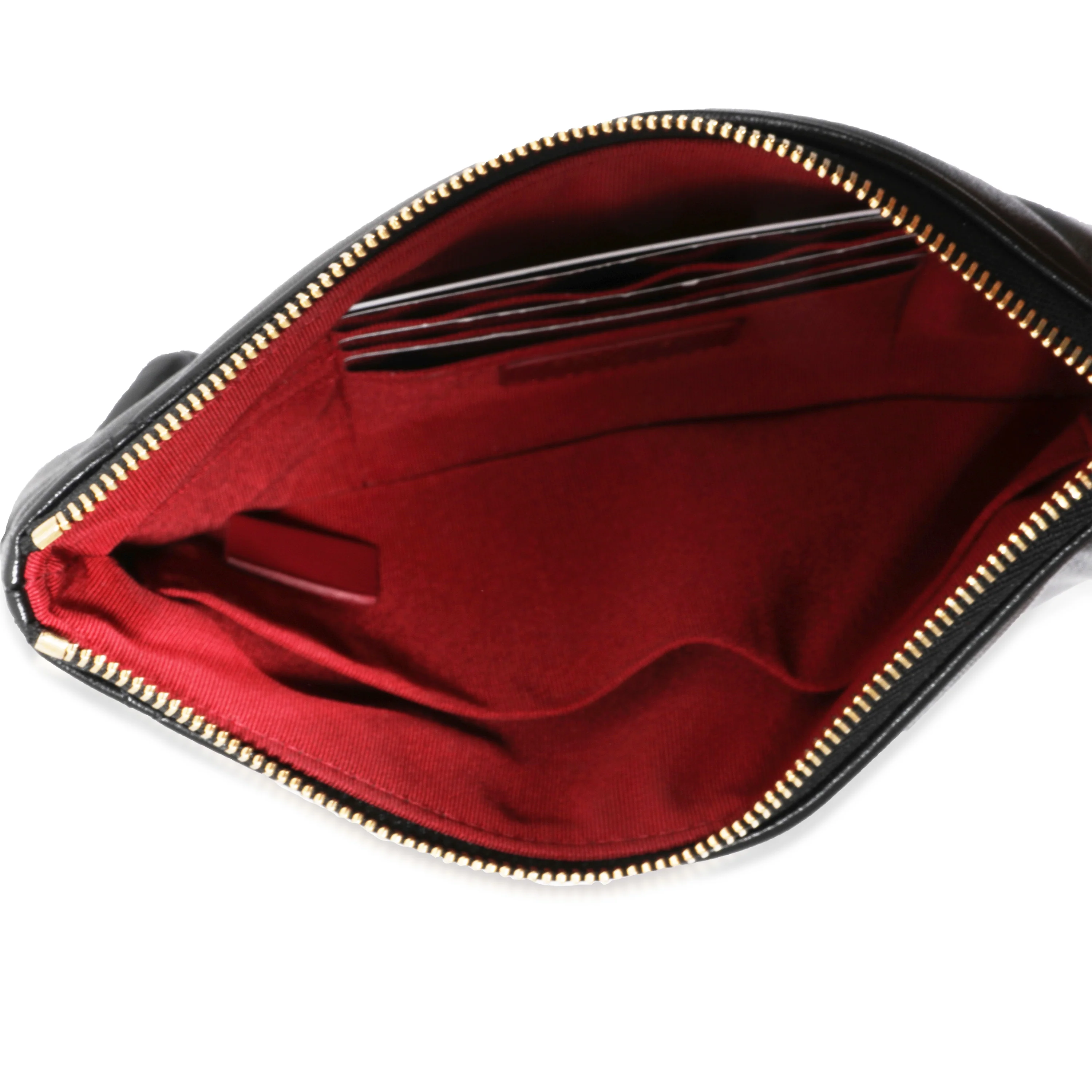 Black Lambskin Quilted Chanel 19 O Case - Image 4