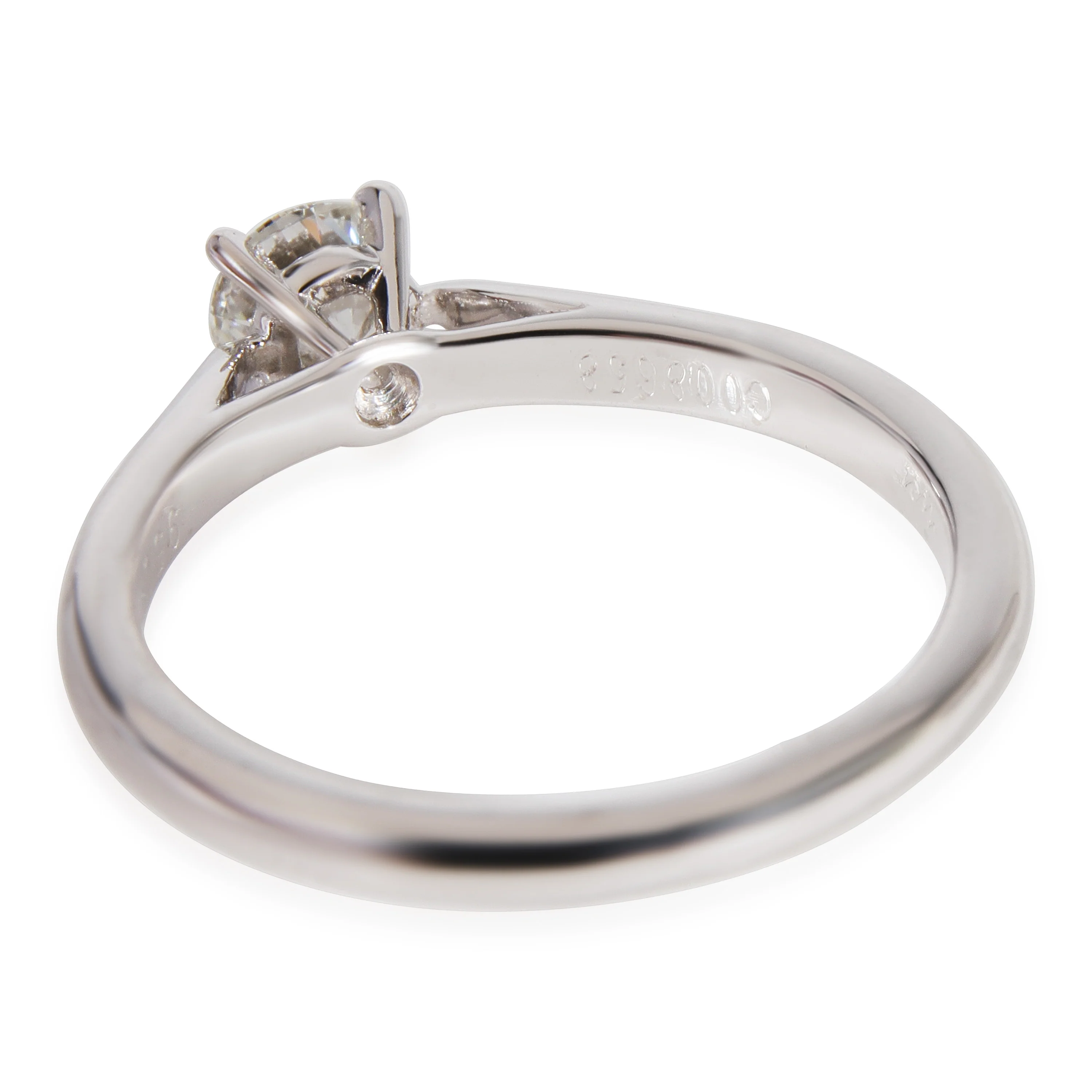 1895 Diamond Solitaire Engagement Ring in Platinum G VS1 0.35 CTW - Image 3