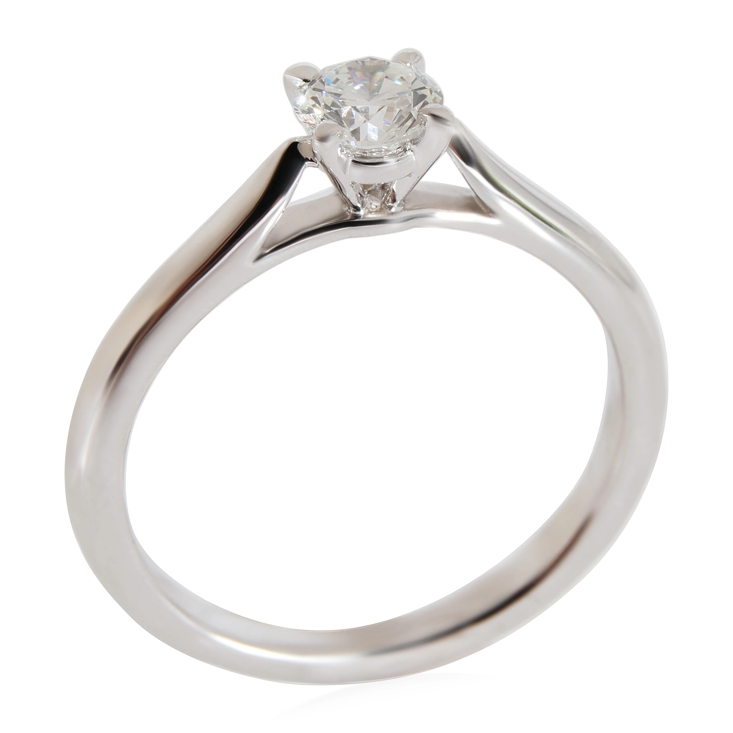 1895 Diamond Solitaire Engagement Ring in Platinum G VS1 0.35 CTW - Image 4