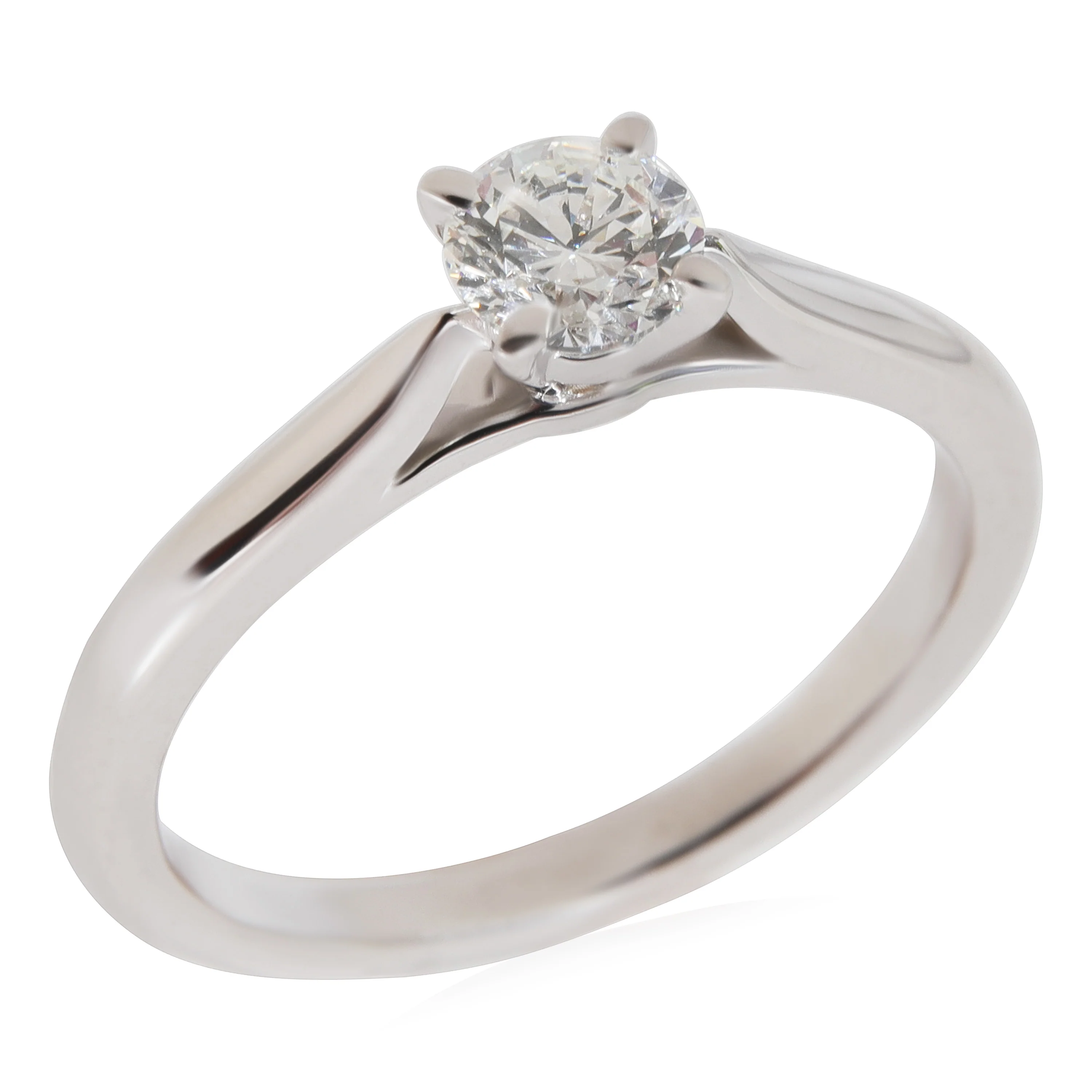 1895 Diamond Solitaire Engagement Ring in Platinum G VS1 0.35 CTW - Image 6