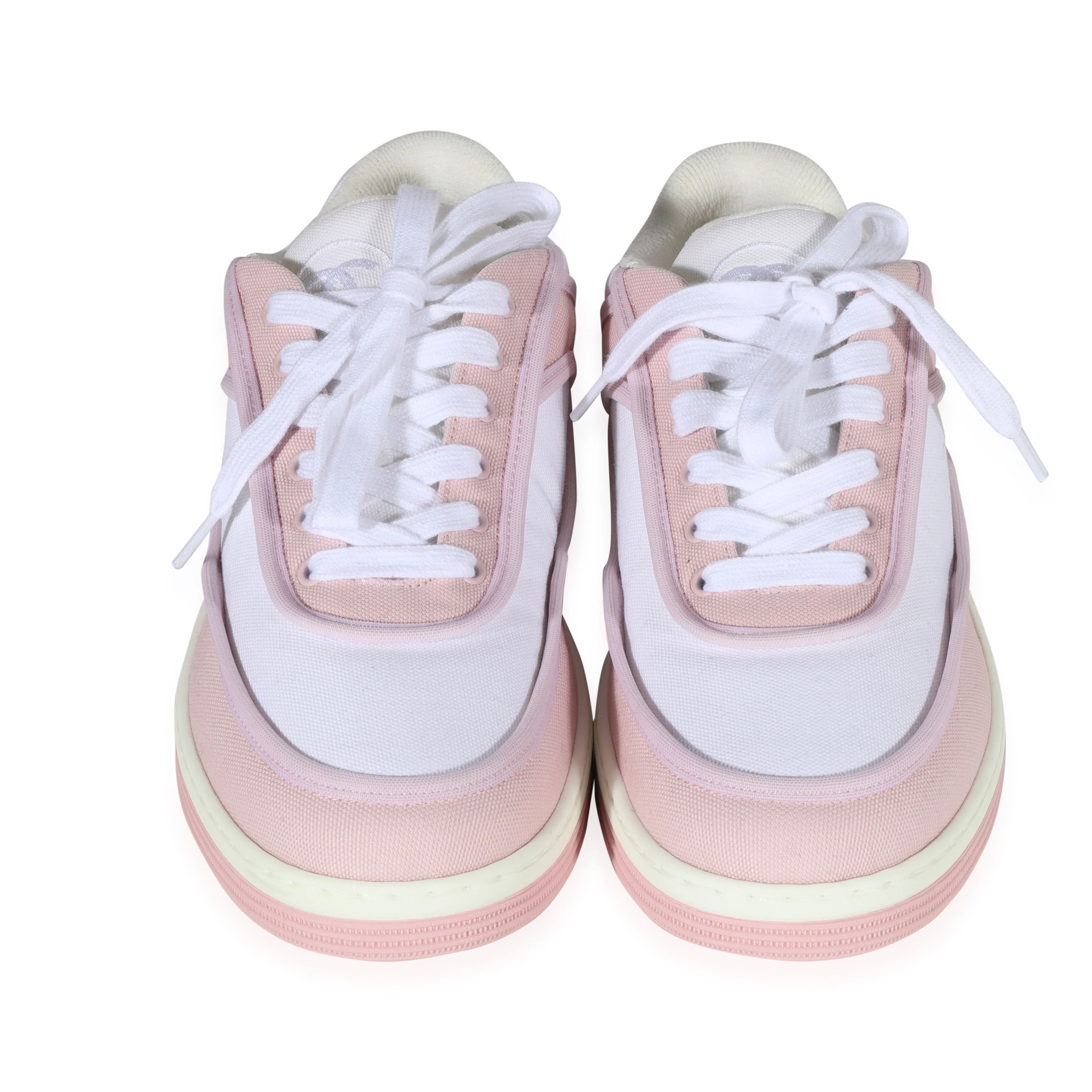 Chanel Sneaker White Pink (36.5 EUR) - Image 3