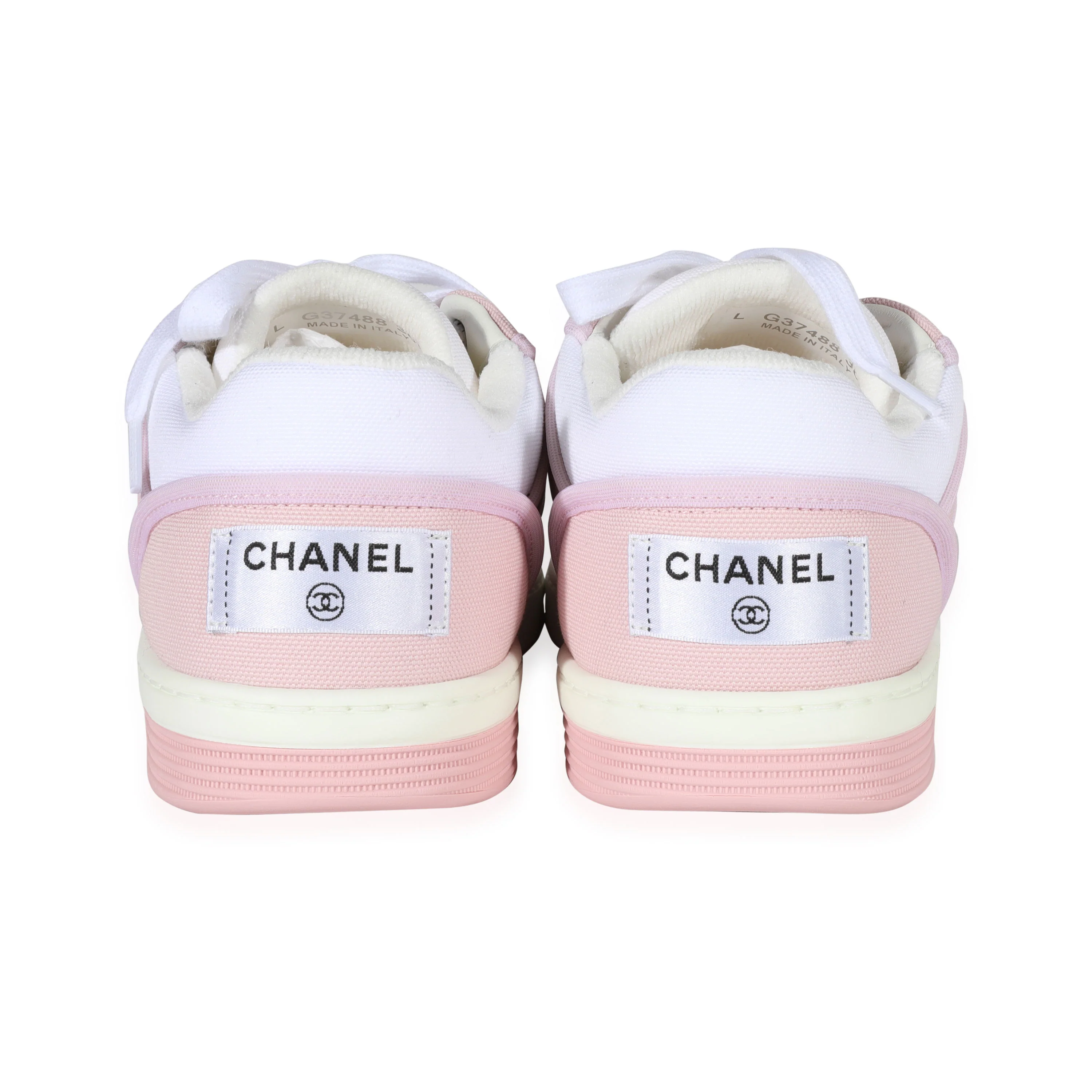 Chanel Sneaker White Pink (36.5 EUR) - Image 4