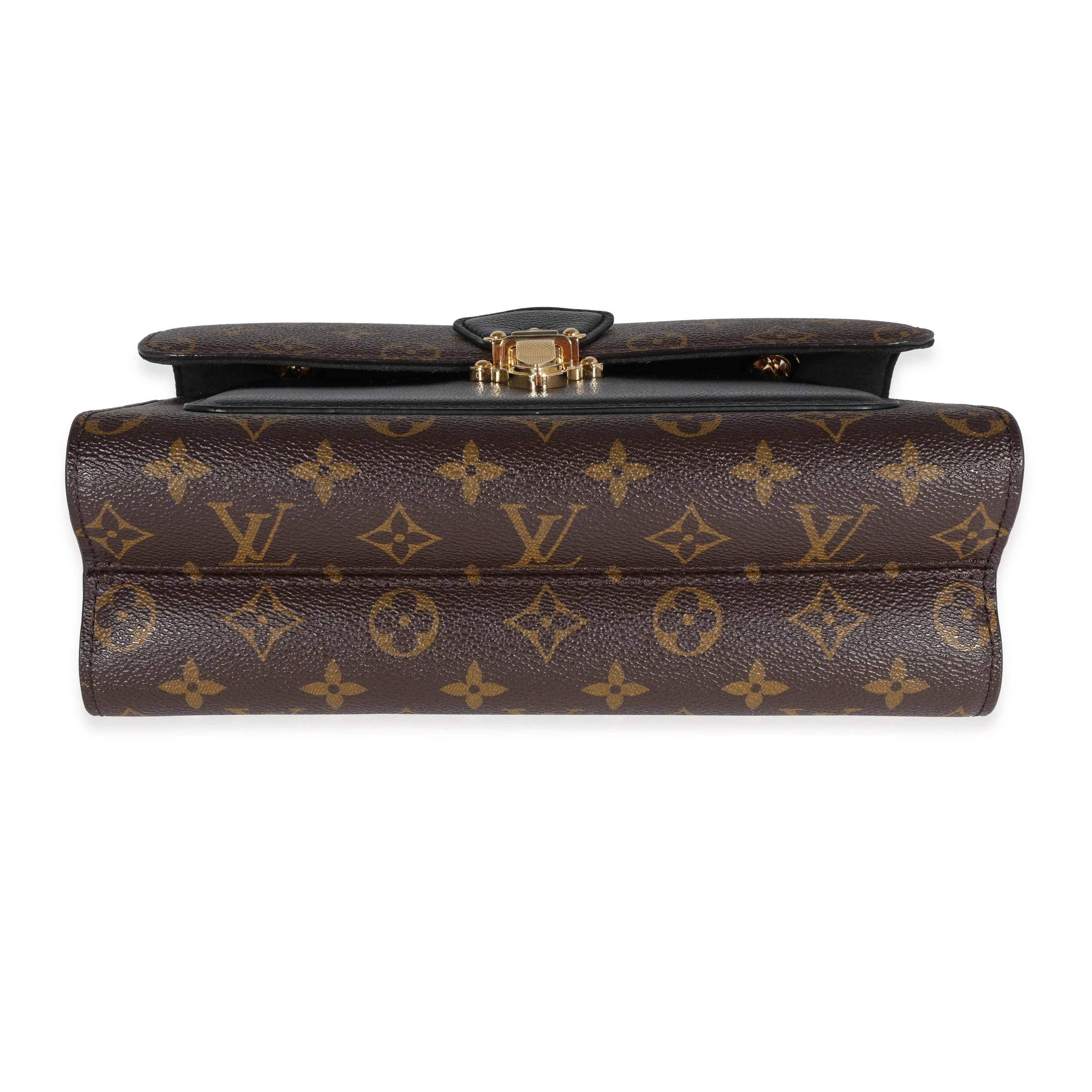 Louis Vuitton Monogram Canvas & Black Leather Victoire Bag - Image 5