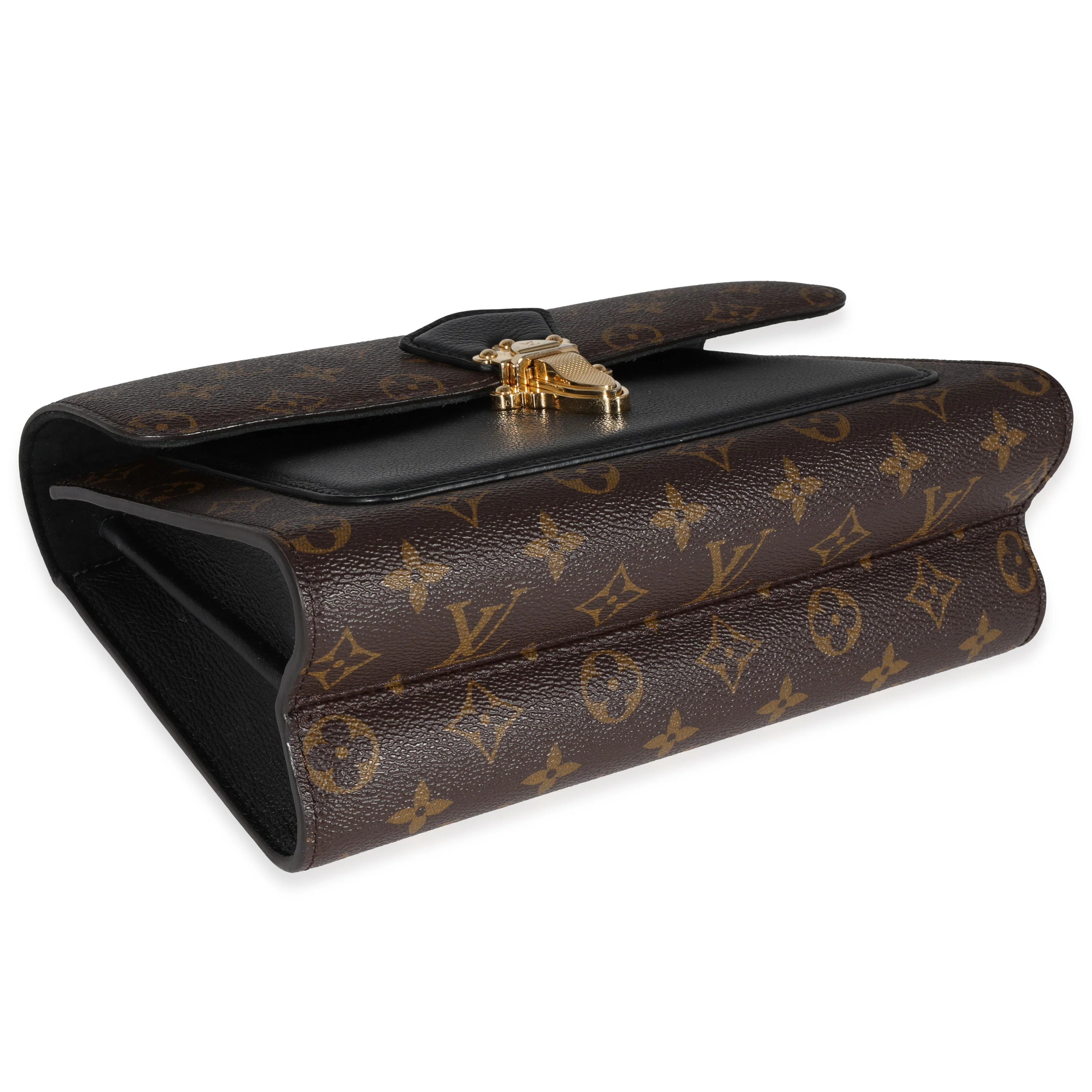 Louis Vuitton Monogram Canvas & Black Leather Victoire Bag - Image 6
