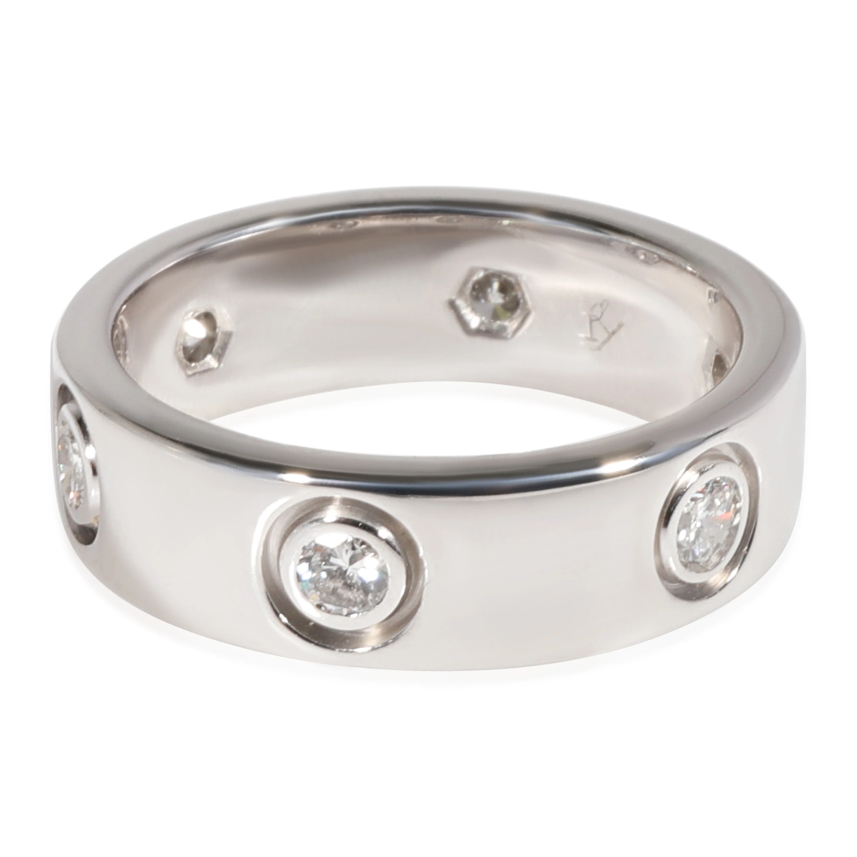 Cartier Love Diamond Ring in 18k White Gold 0.46 CTW - Image 2