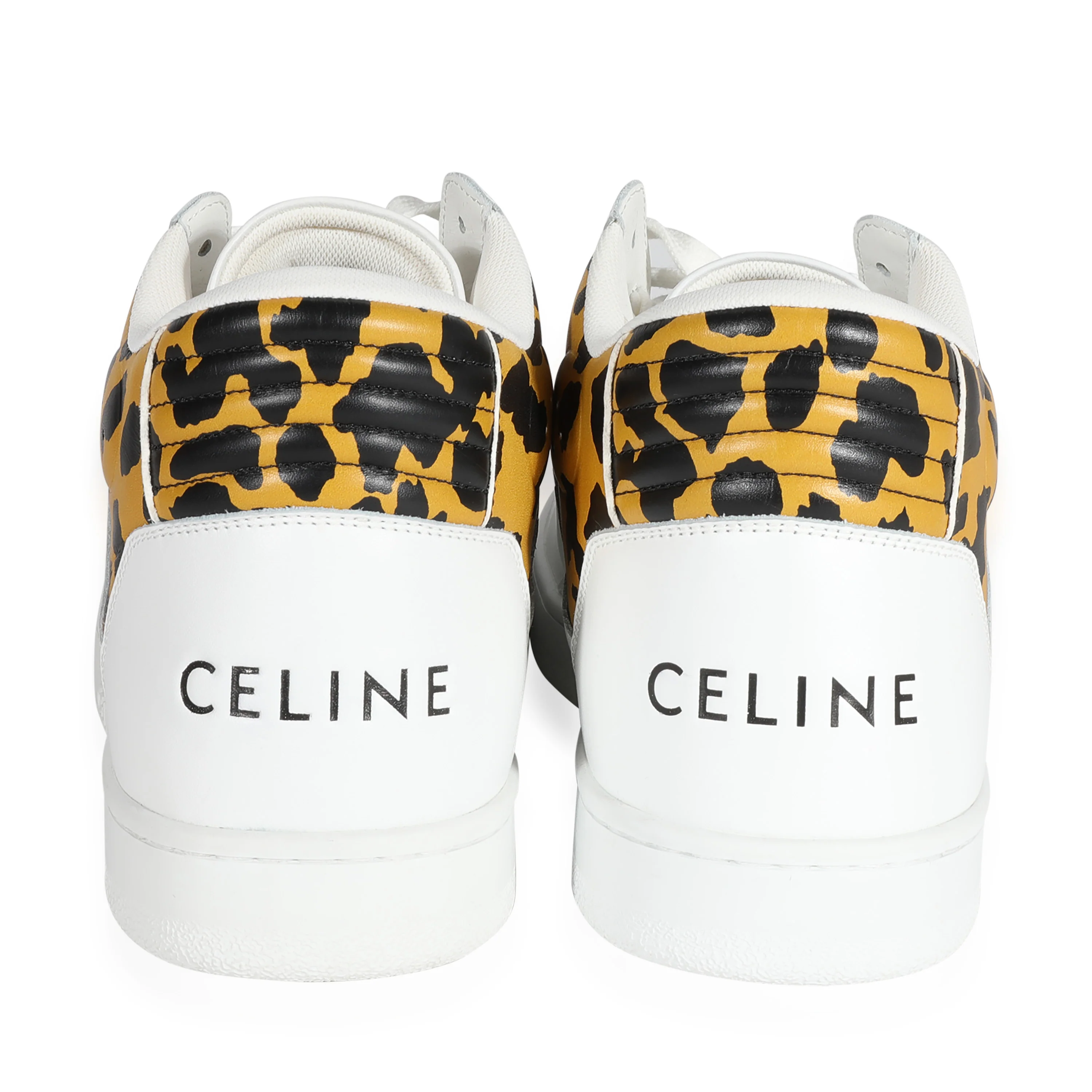 CELINE CT-02 Mid White Beige Black - Image 4