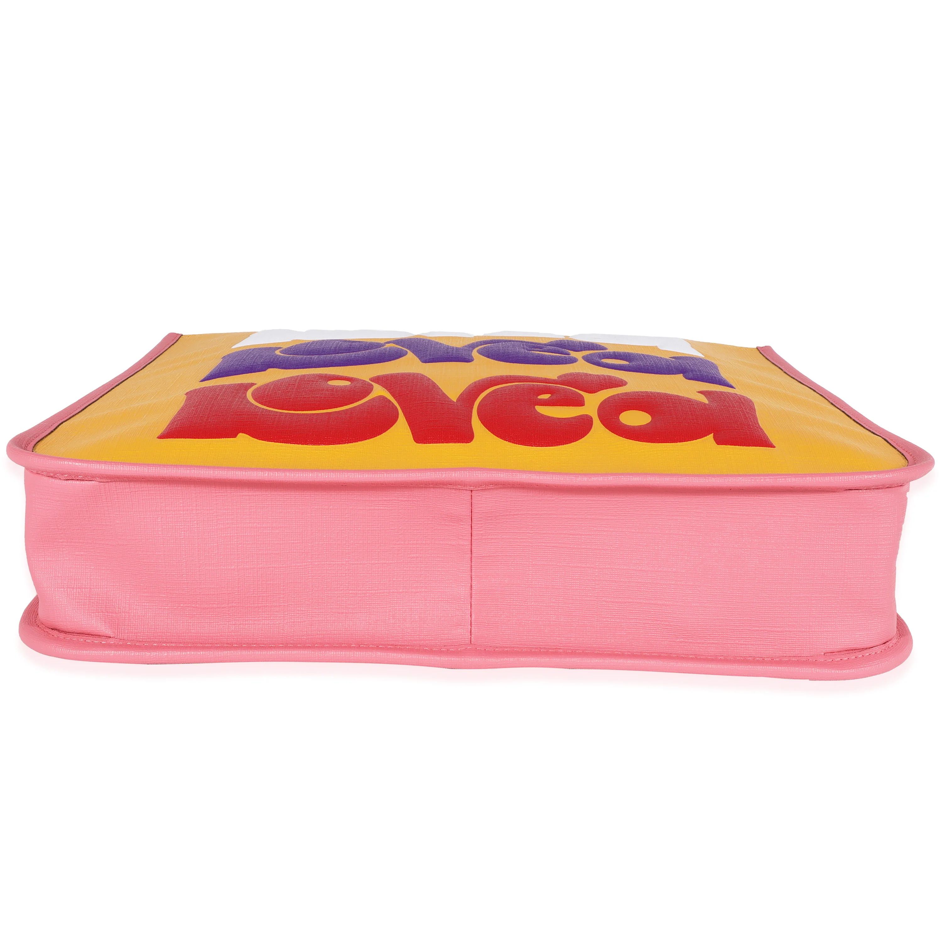 Gucci Kids Multicolor Coated Canvas Rainbow Loved Tote - Image 6