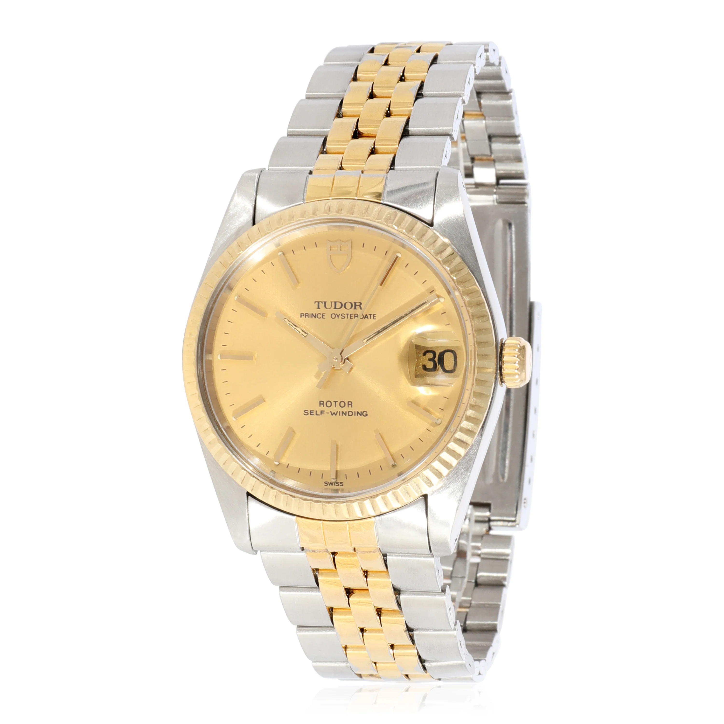 Tudor Prince Oysterdate 9071 Unisex Watch in 14kt Stainless Steel/Yellow Gold