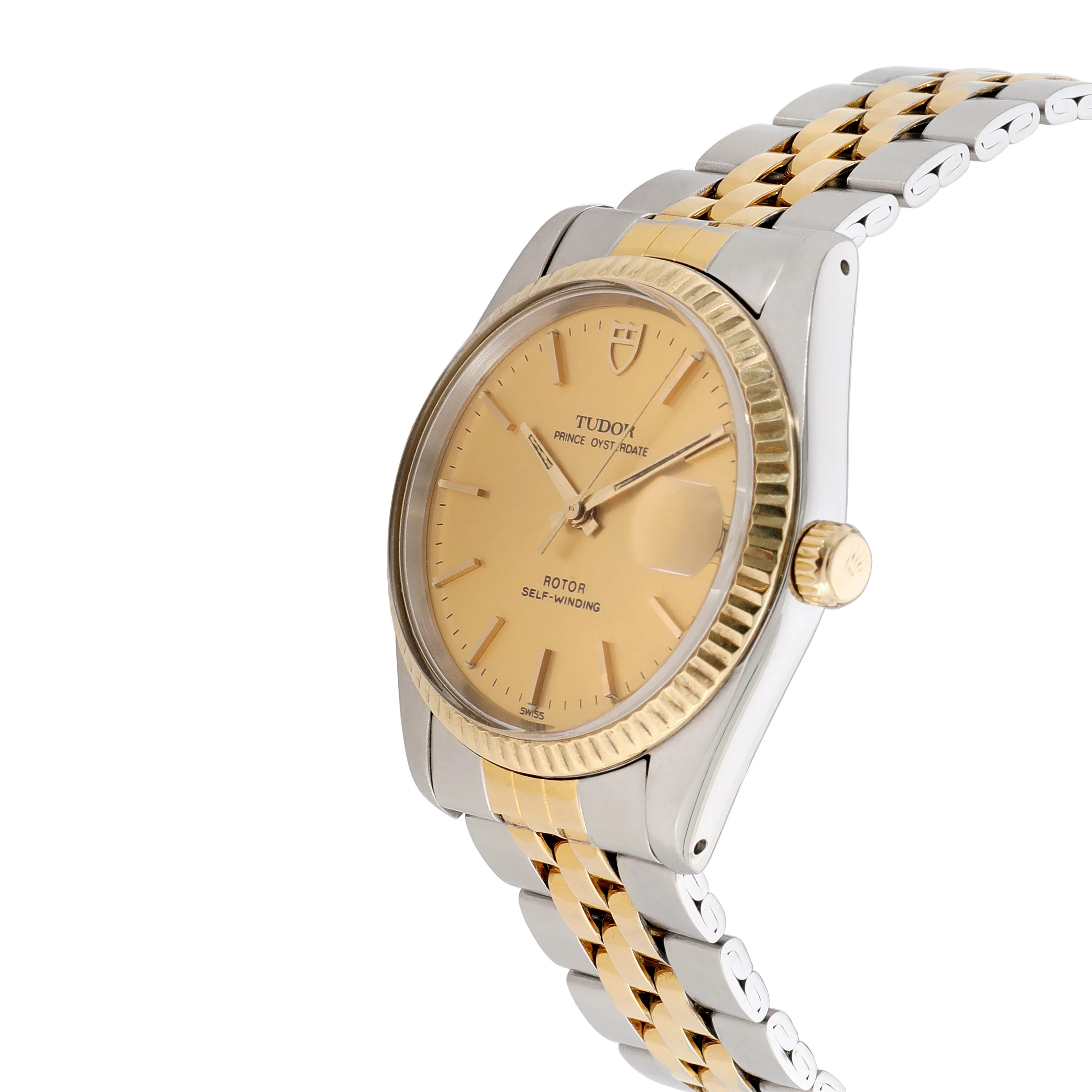 Tudor Prince Oysterdate 9071 Unisex Watch in 14kt Stainless Steel/Yellow Gold - Image 3