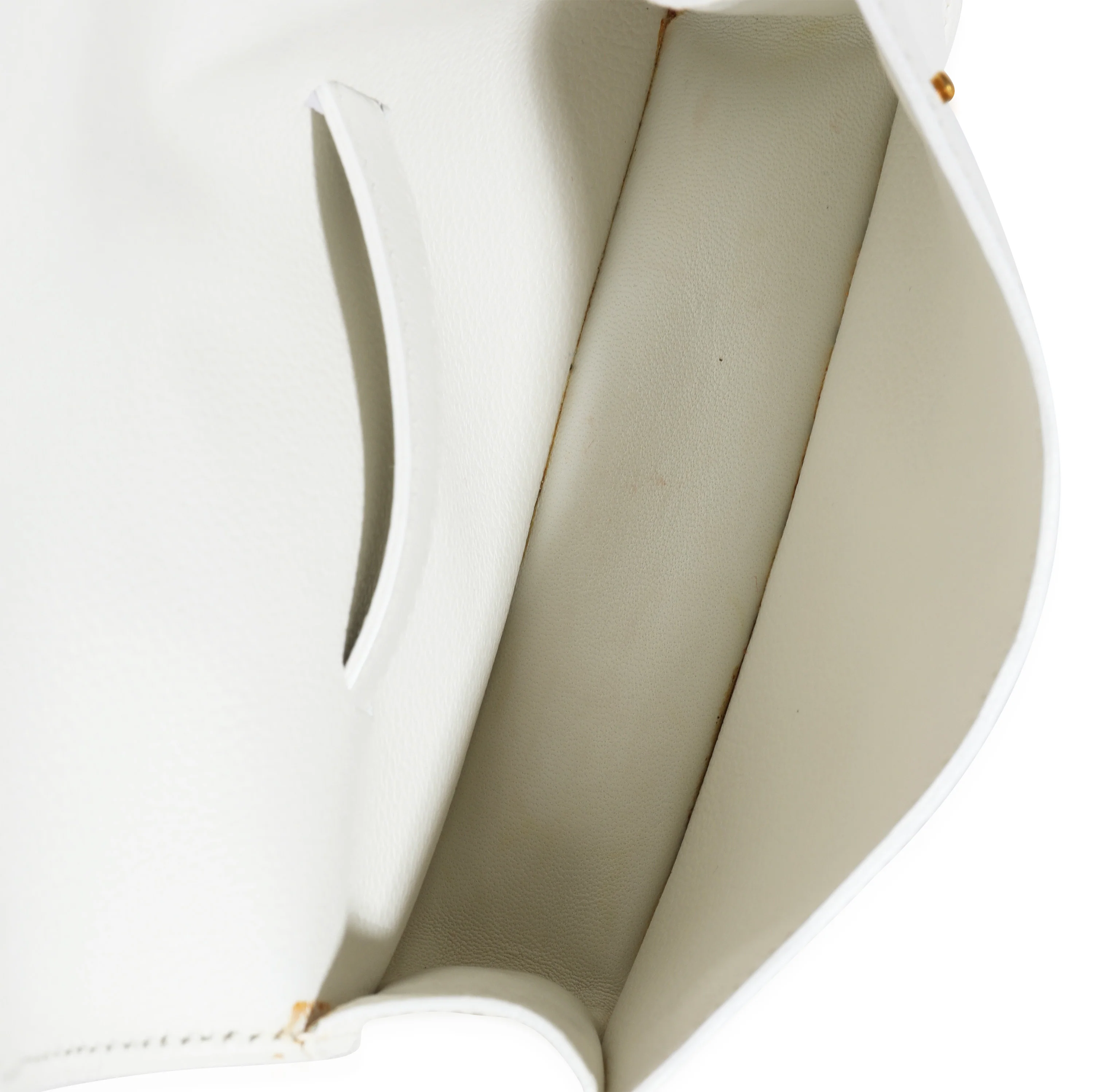 Vintage White Evergrain Pochette Belt Bag GHW - Image 4