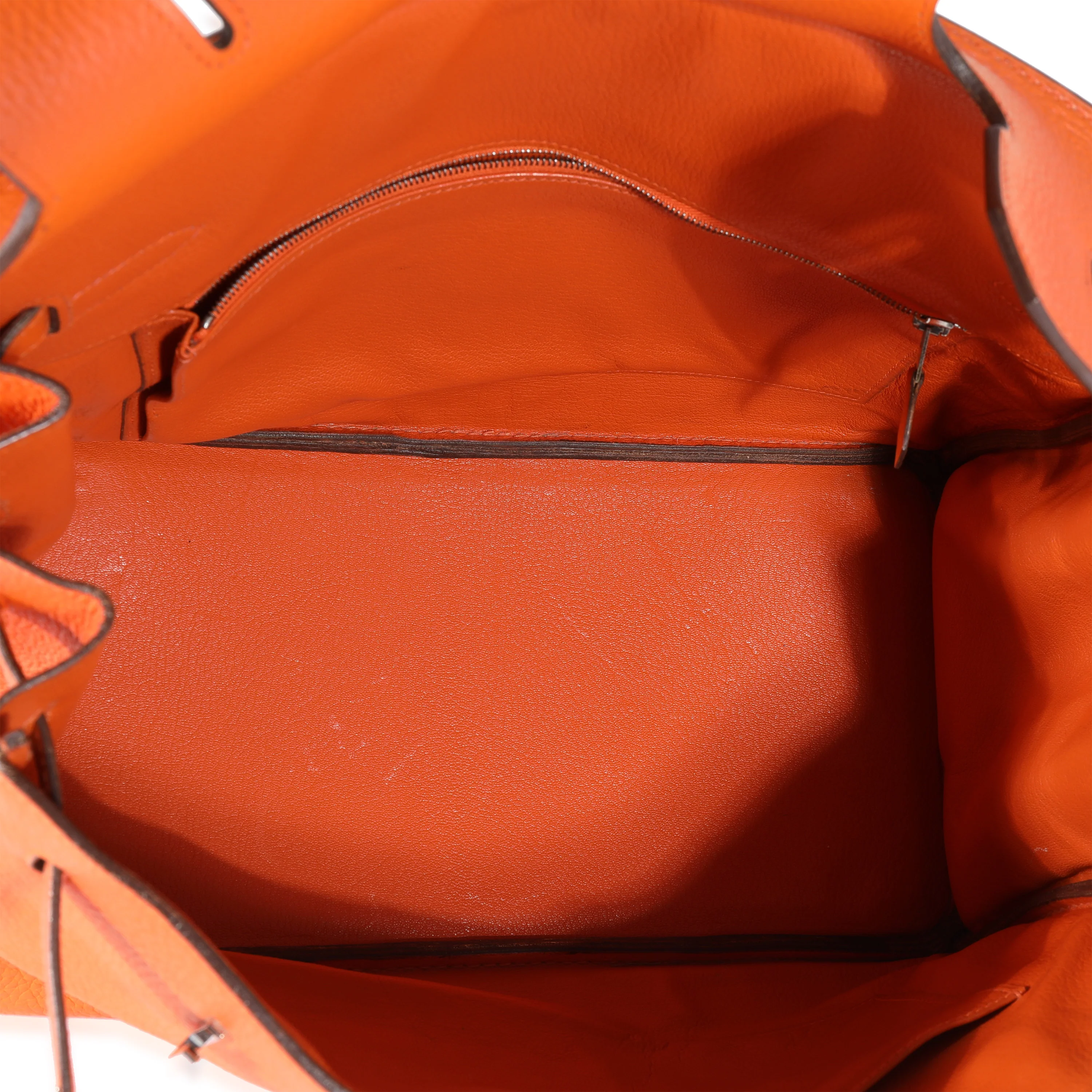 Orange Togo Birkin 35 PHW - Image 4