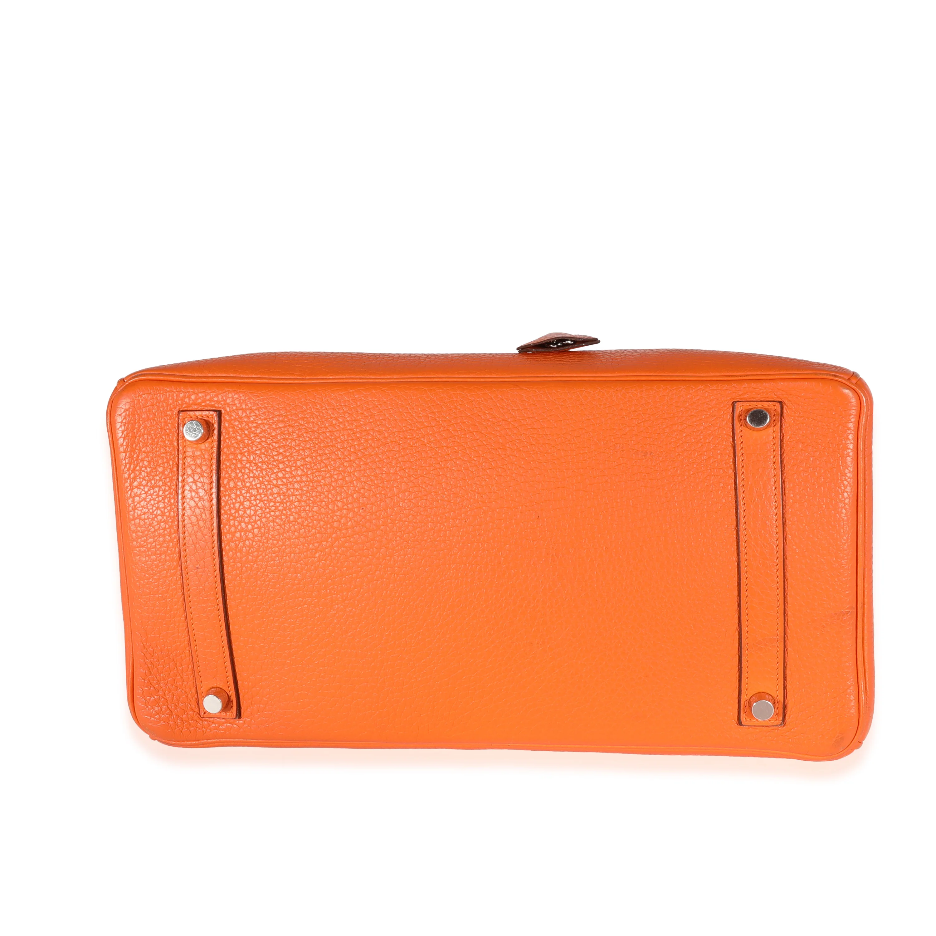 Orange Togo Birkin 35 PHW - Image 5
