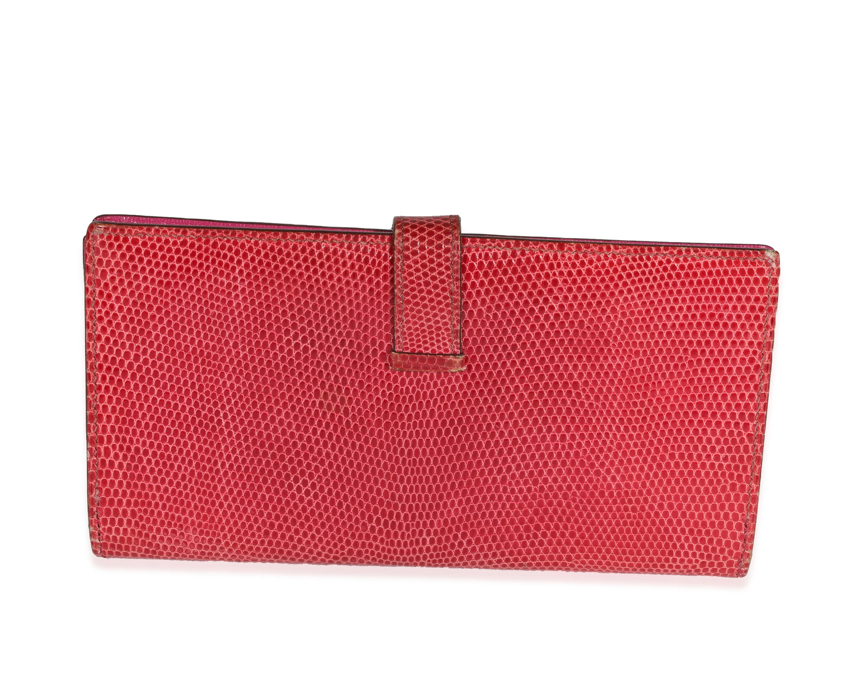 Fuchsia Lizard Classic Bearn Wallet PHW - Image 3