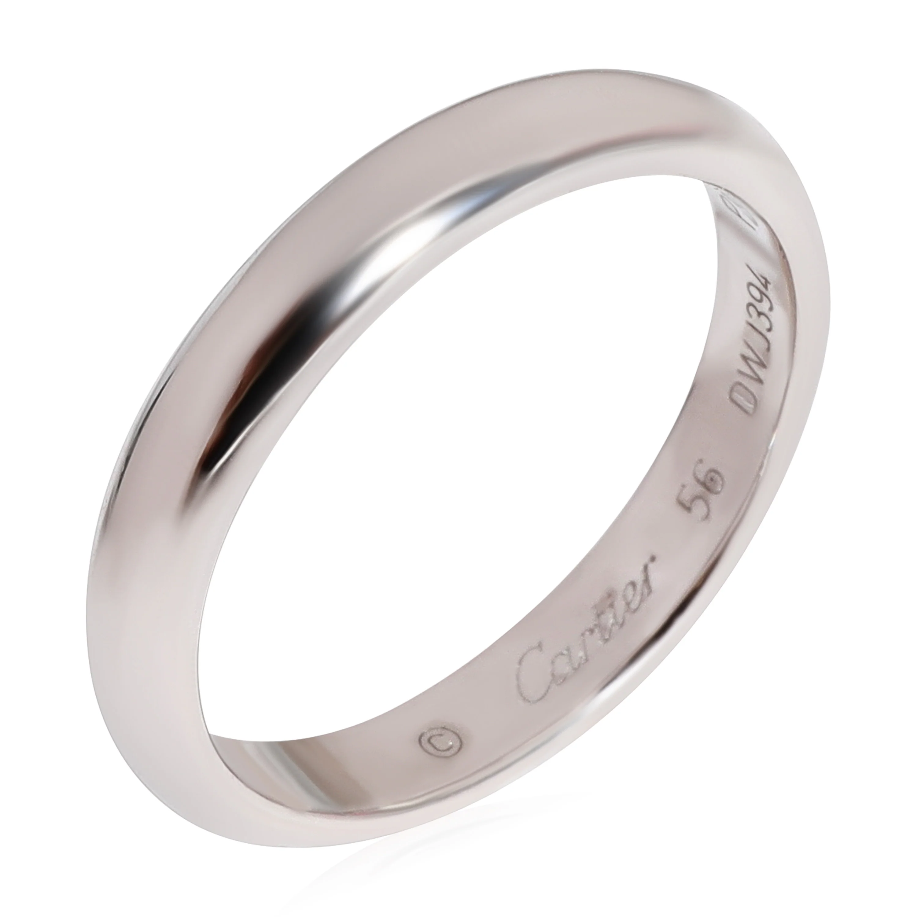 Cartier 1895 3.5 mm Wedding Band in 950 Platinum - Image 3