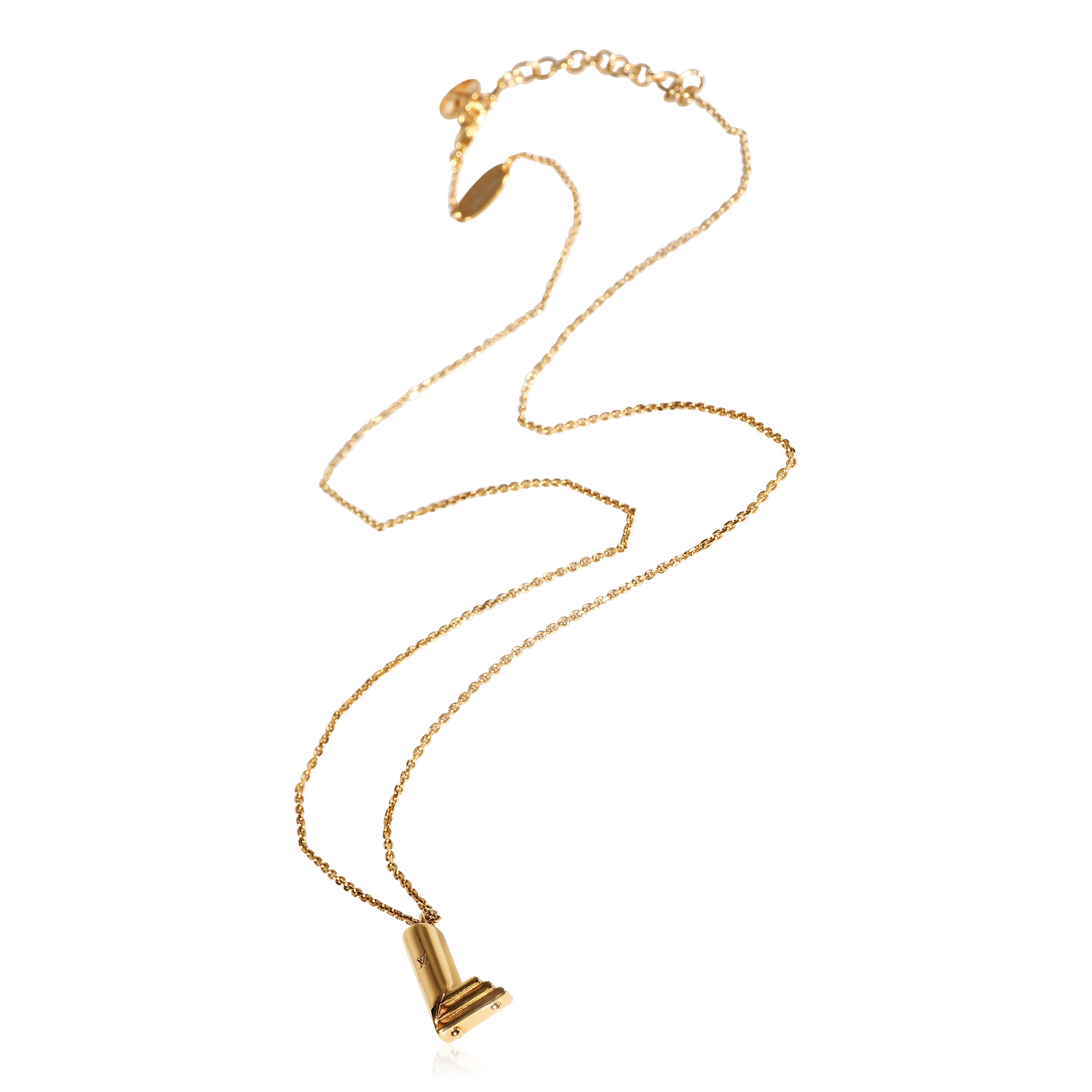 Louis Vuitton LV & Me Necklace, Letter L, on Chain - Image 3