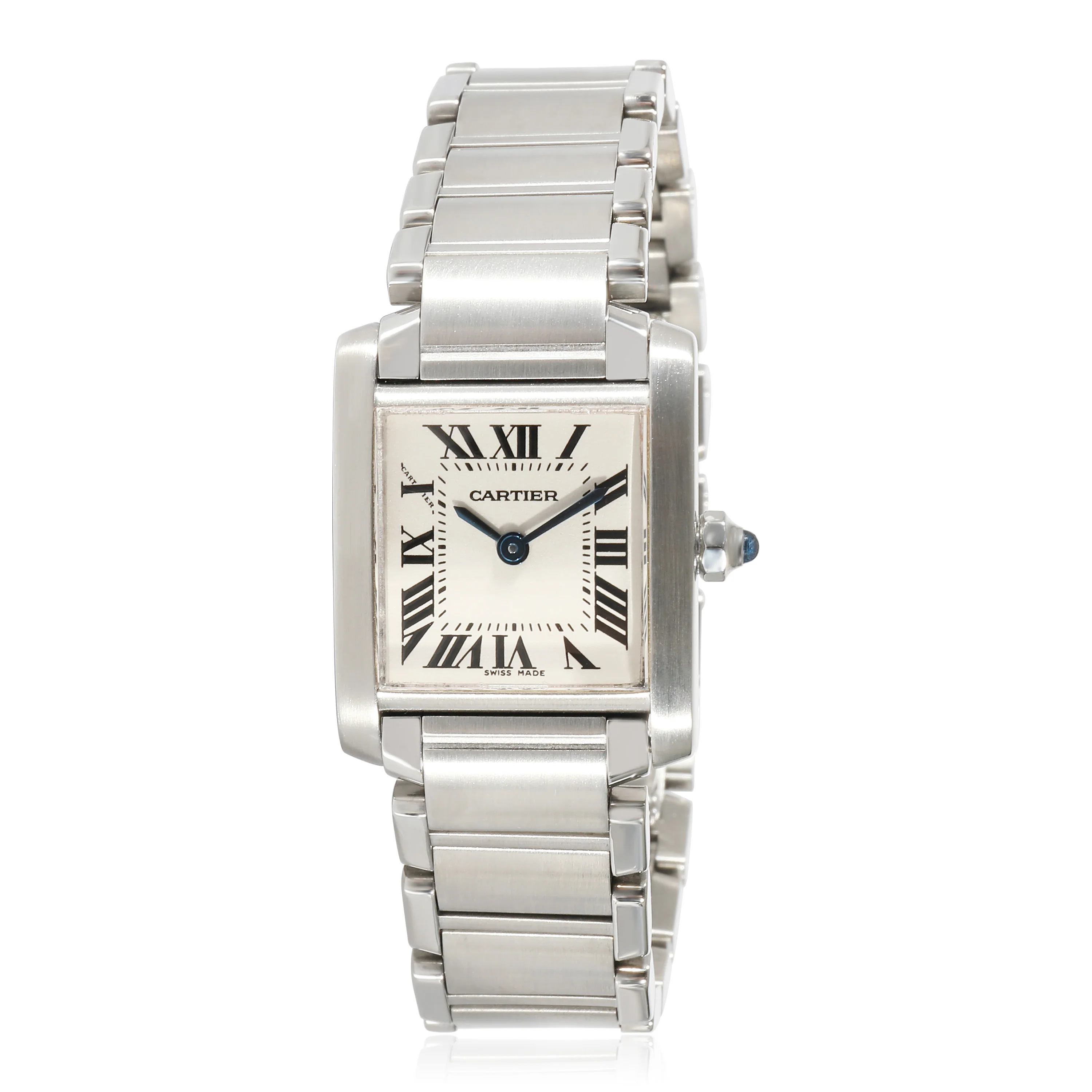 Cartier Tank Francaise W51008Q3 Womens Watch in Stainless Steel - Image 5