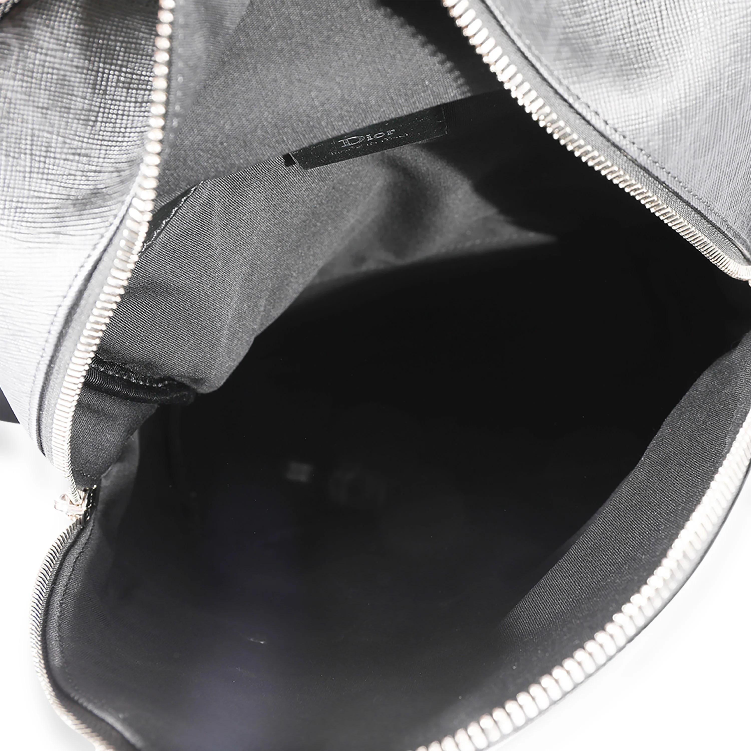 Dior Homme Black Coated Canvas Late Night Backpack - Image 4