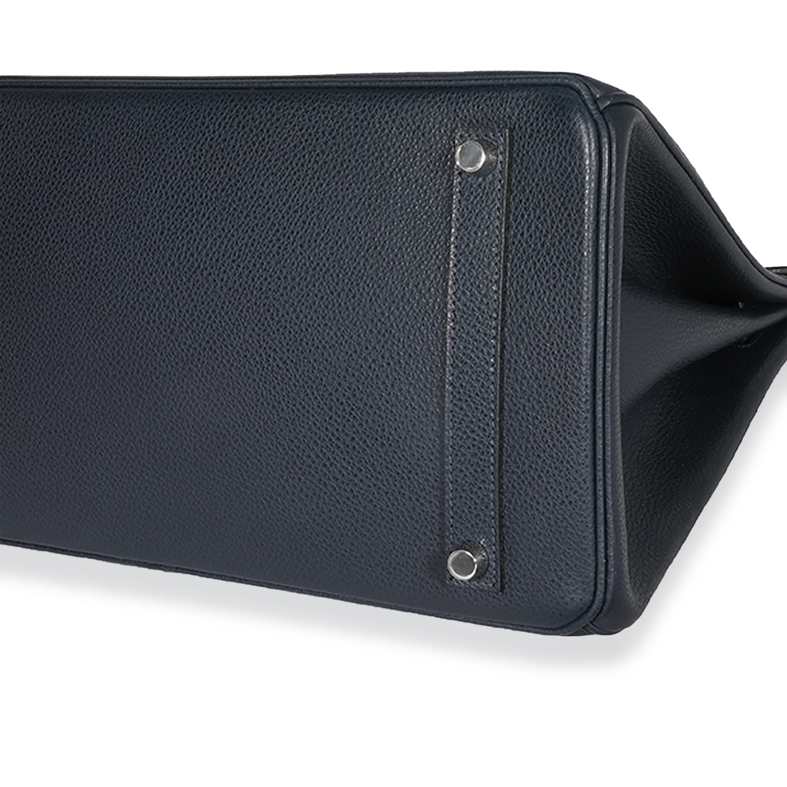 Bleu Indigo Vache Liegee Birkin 35 PHW - Image 5