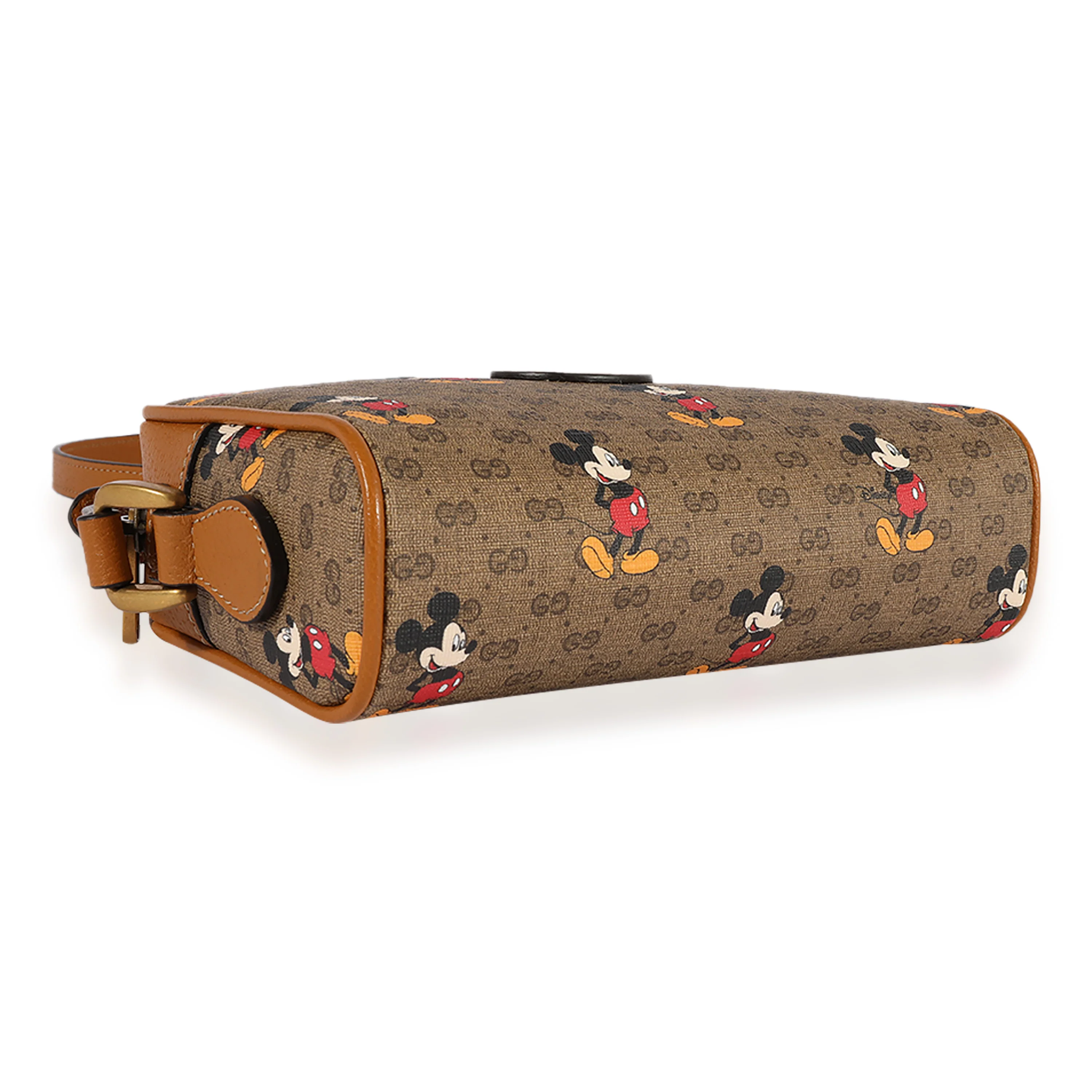 Gucci x Disney Vintage GG Supreme Mickey Mouse Shoulder Bag - Image 6