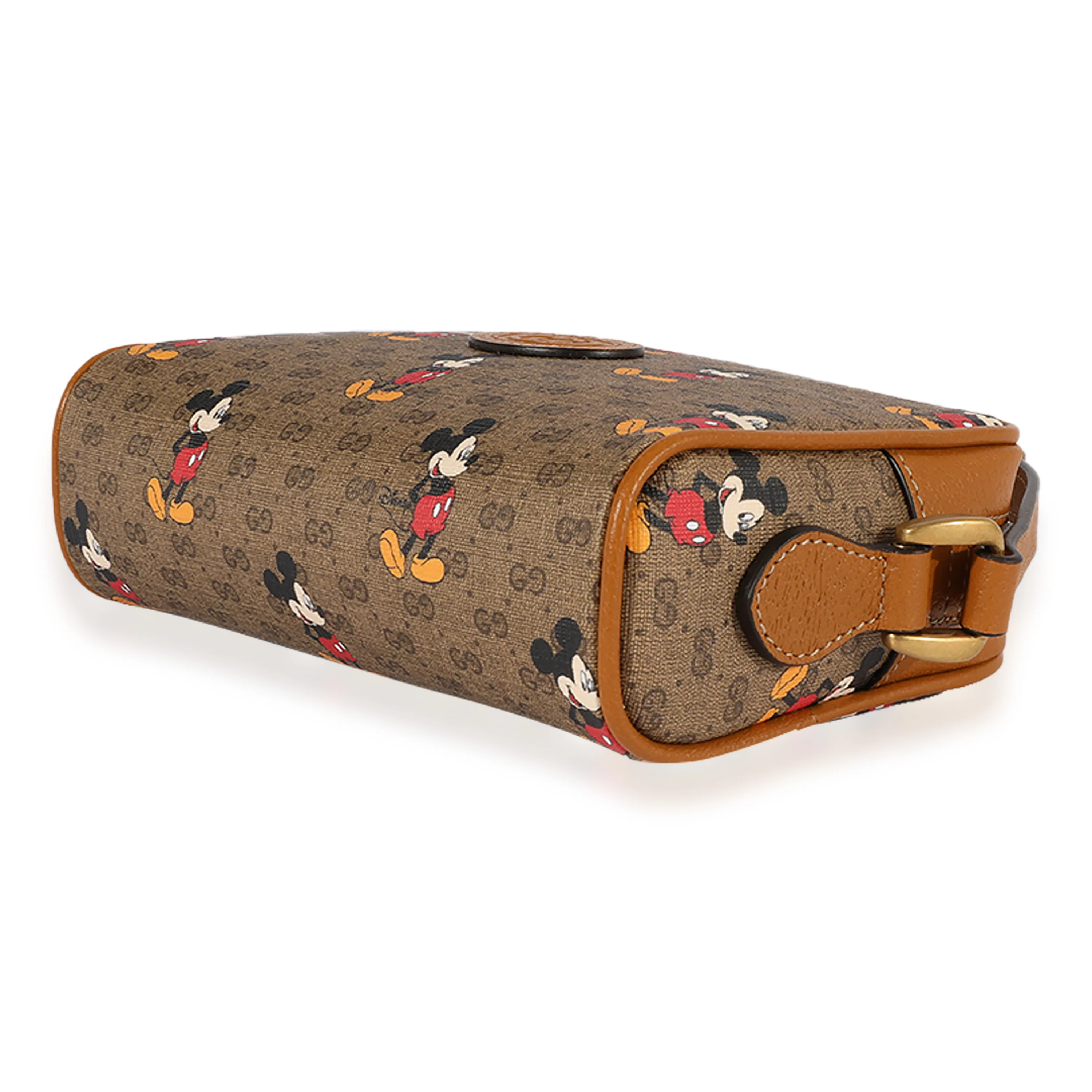 Gucci x Disney Vintage GG Supreme Mickey Mouse Shoulder Bag - Image 7