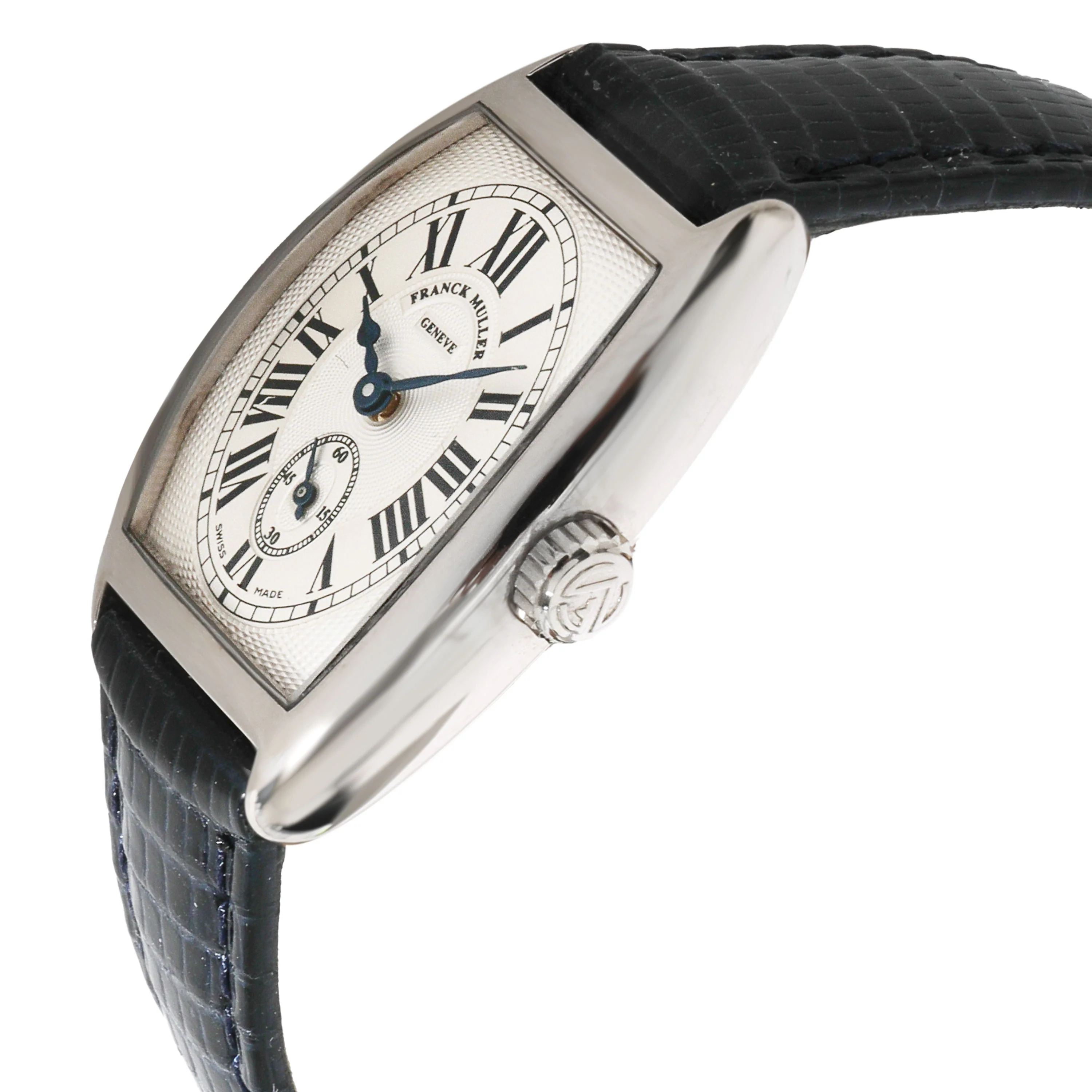 Franck Muller Cintree Curvex 1752 S6 Unisex Watch in White Gold - Image 3