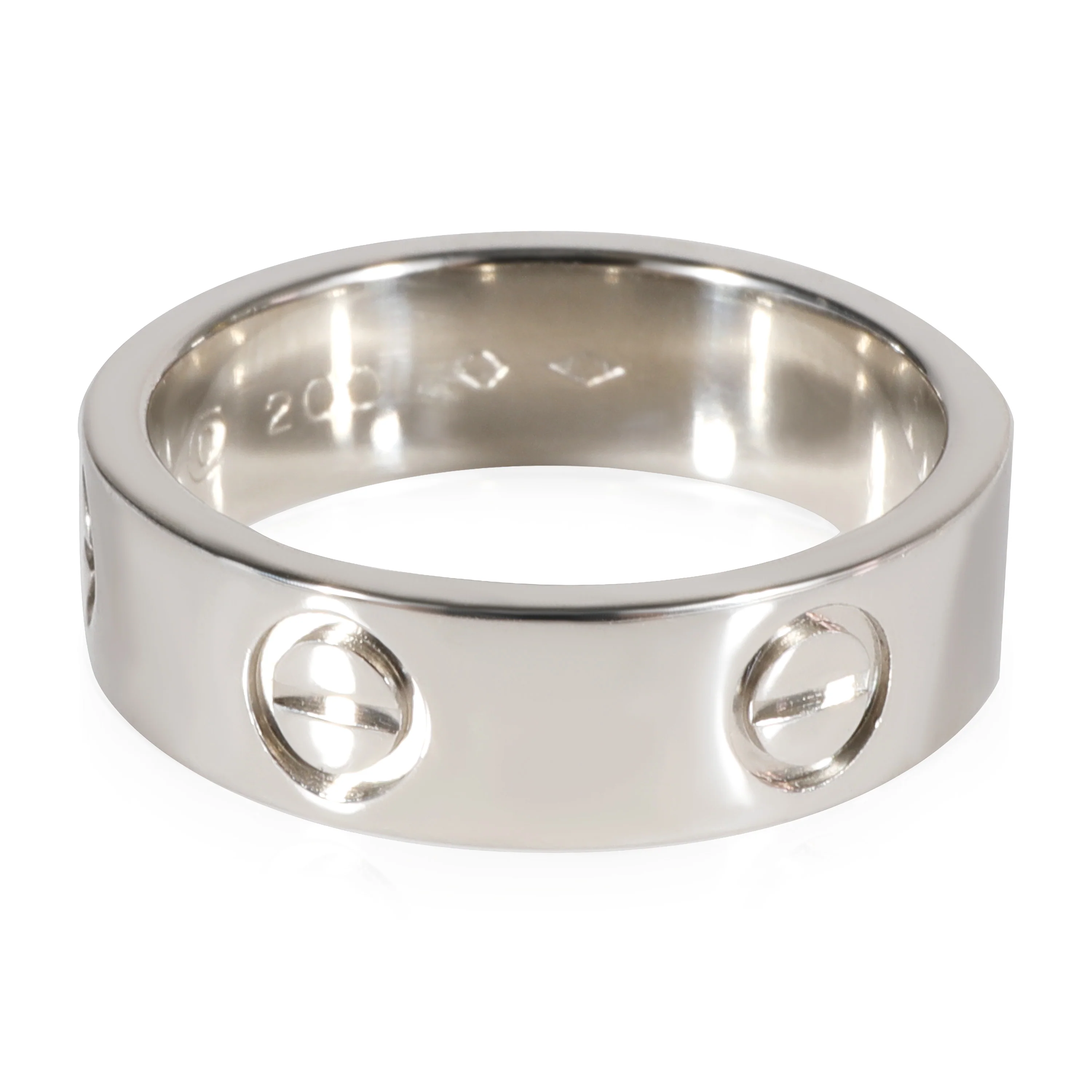 Cartier Love Ring in Platinum - Image 2
